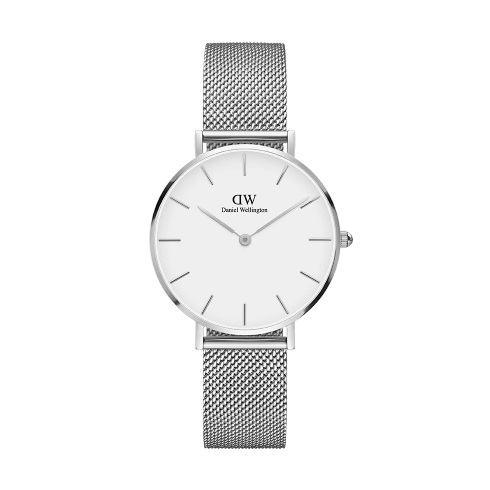 Daniel Wellington Petite Sterling Silver White Dial Women's Watch DW00100164