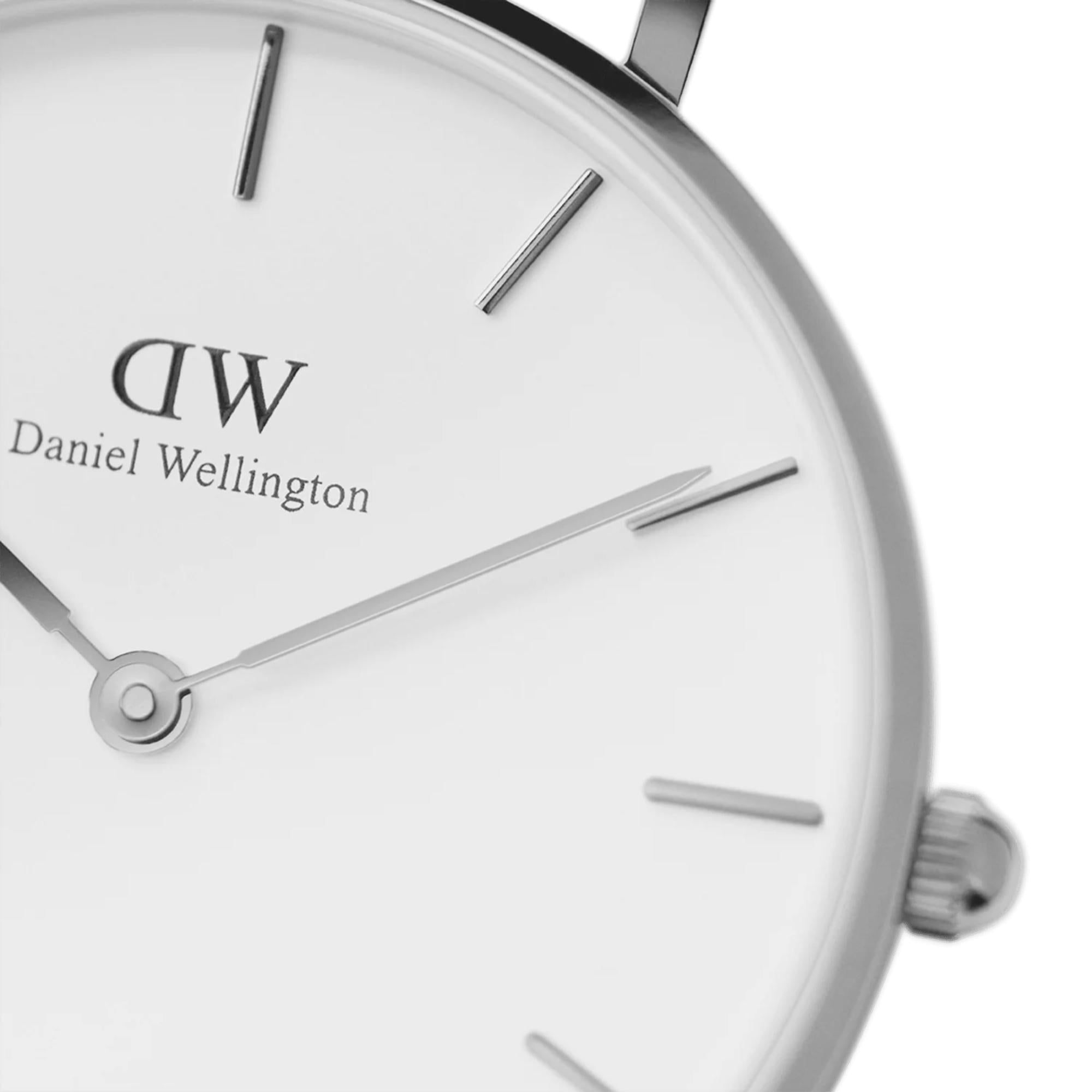 Daniel Wellington Petite Sterling Silver White Dial Women's Watch DW00100164