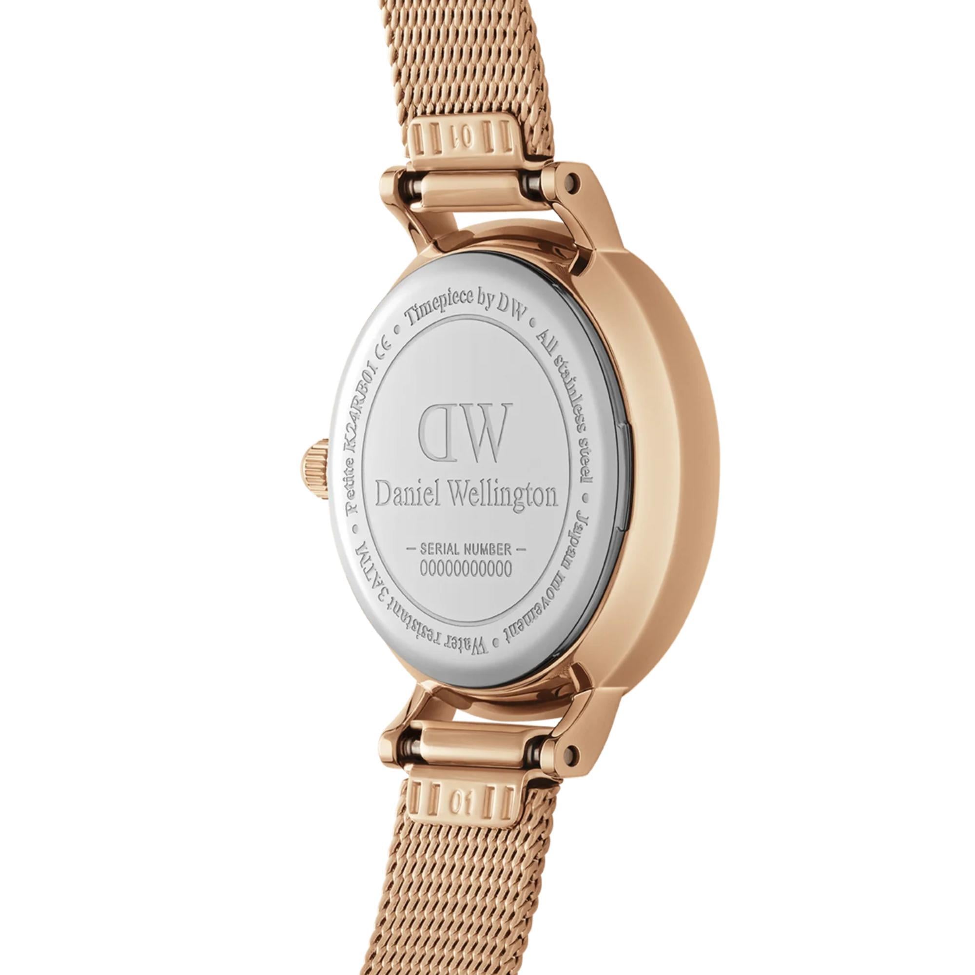Daniel Wellington Petite White Dial Stainless Steel Strap Women’s Watch DW00100447