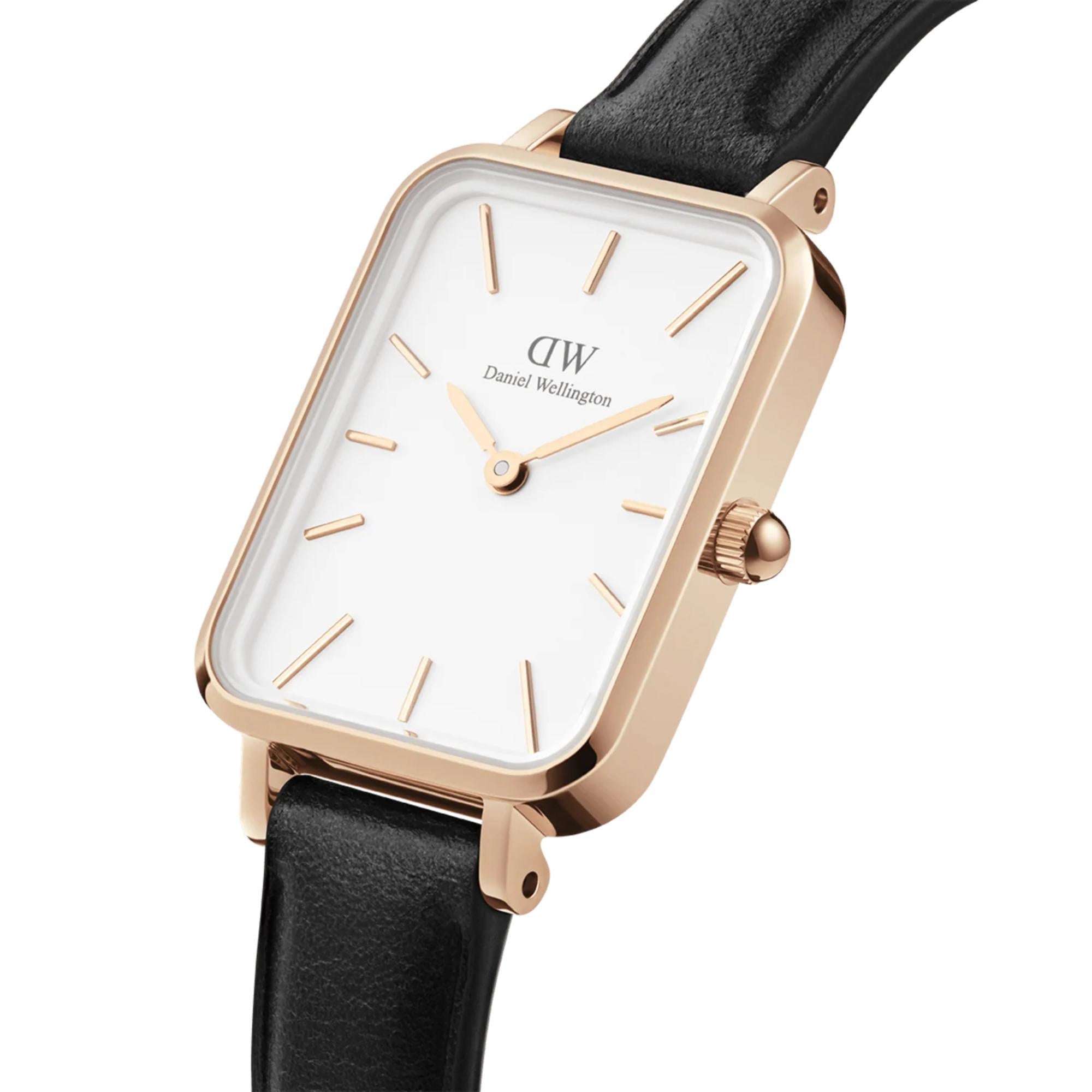 Daniel Wellington Quadro Pressed Sheffield White Dial Women’s Watch DW00100434