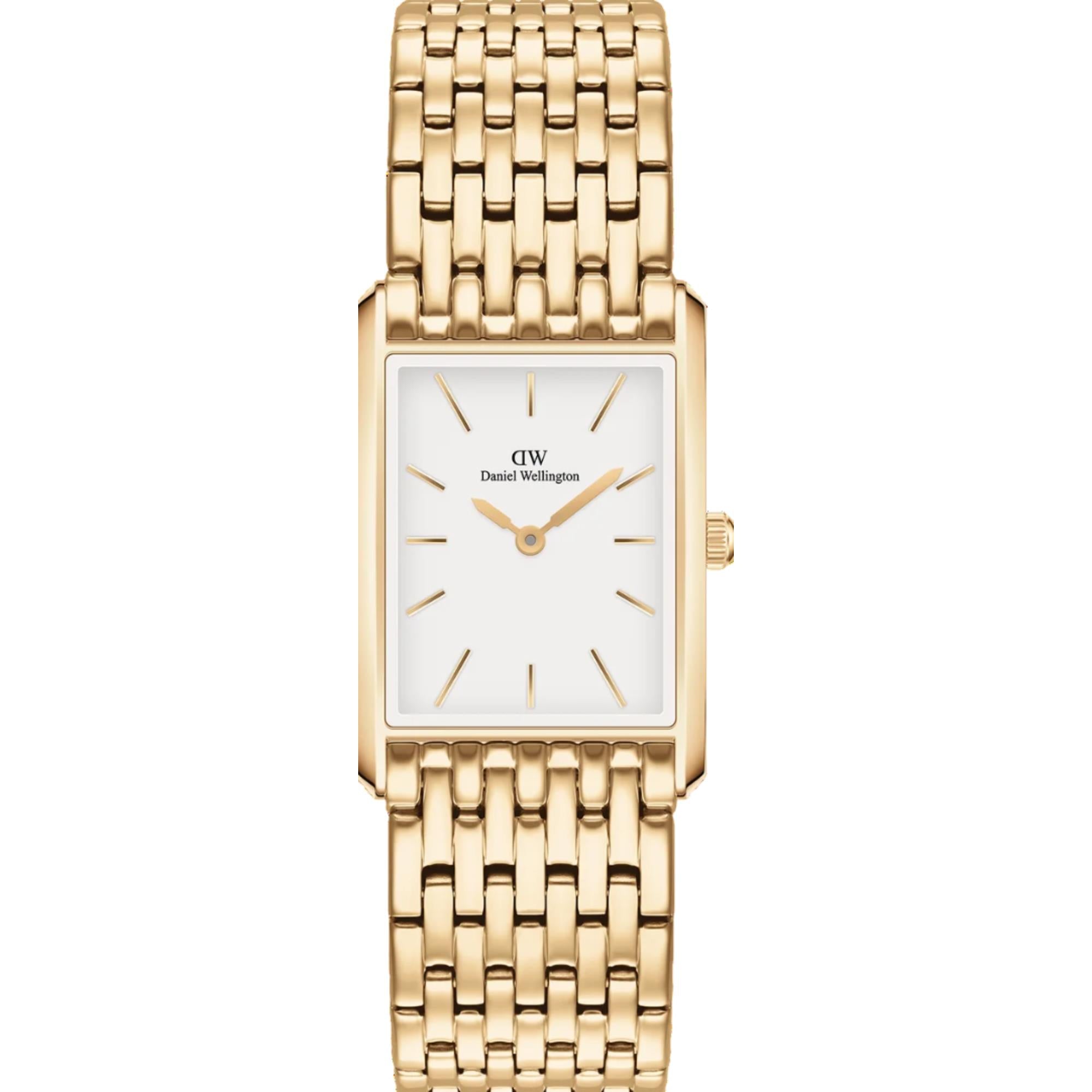 Daniel Wellington BOUND 9-Link Gold White Dial Women’s Watch DW00100705