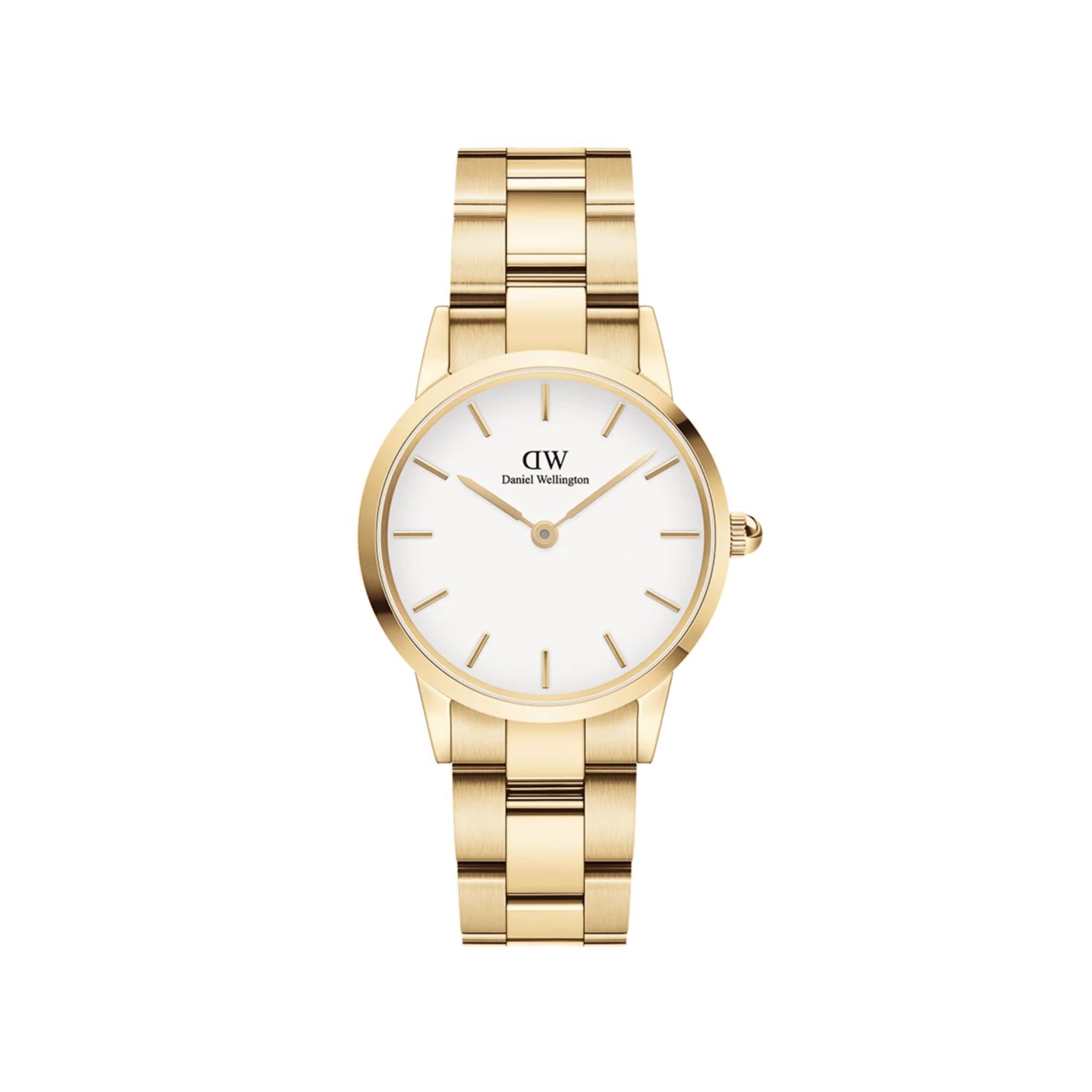 Daniel Wellington Iconic Link Gold White Dial Women’s Watch DW00100567