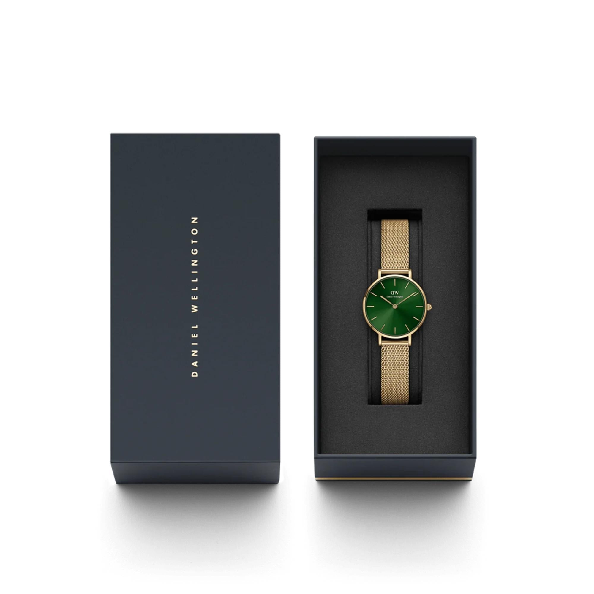 Daniel Wellington Petite Emerald Gold Green Dial Women’s Watch DW00100481