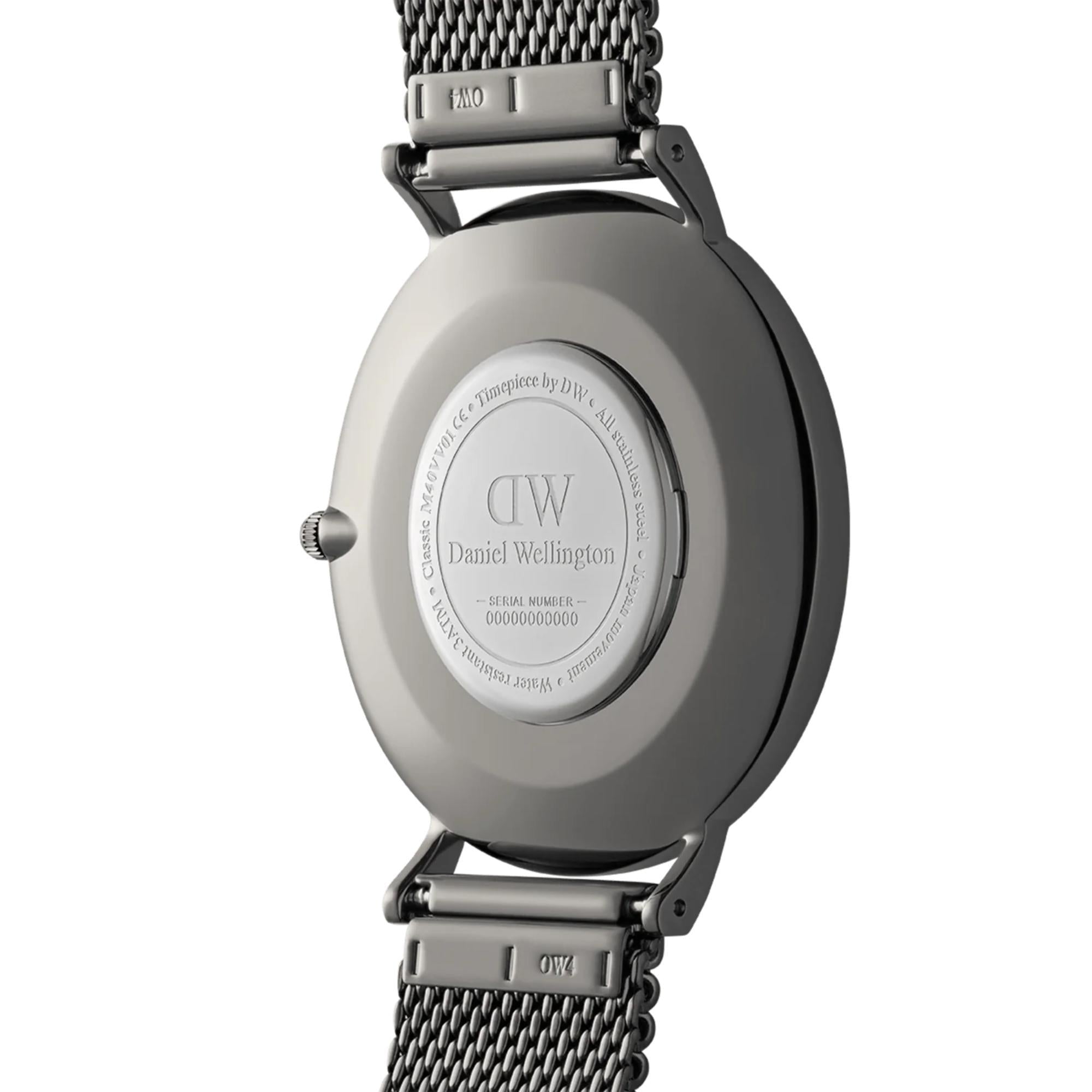 Daniel Wellington Classic Blue Dial Stainless Steel Strap Men’s Watch DW00100628
