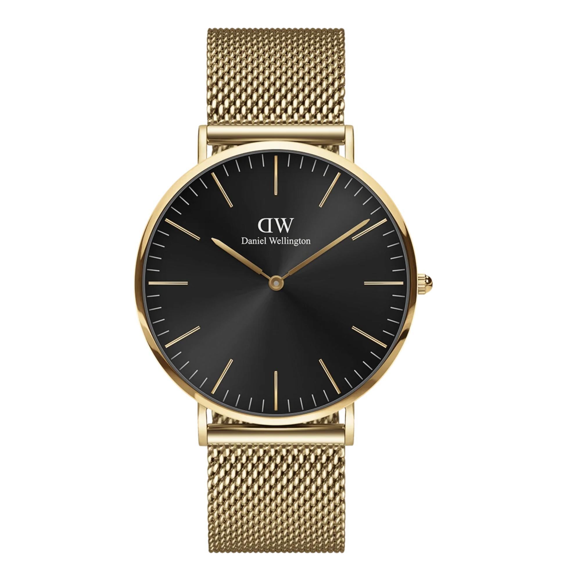 Daniel Wellington Classic Evergold G Black Dial Sunray Men’s Watch DW00100631