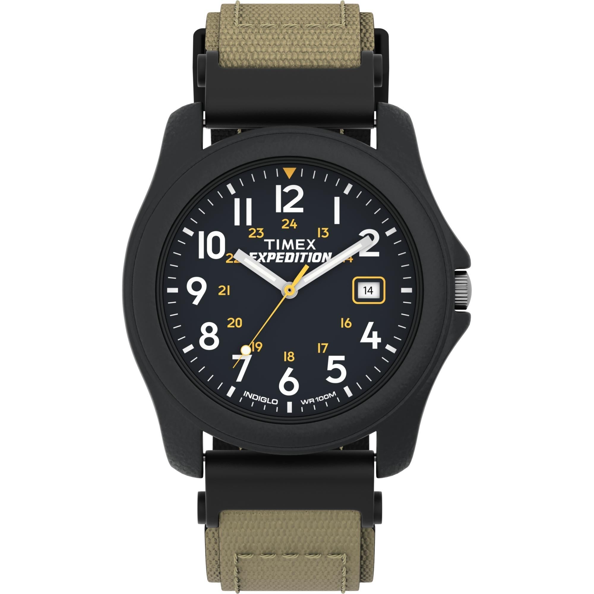 Timex Expedition Camper Black Dial Fabric Strap Men's Watch T42571