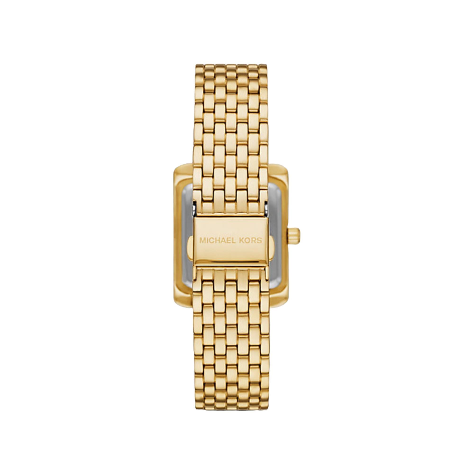 Michael Kors Emery Gold-Tone Stainless Steel Strap Green Dial Women’s Watch MK4742