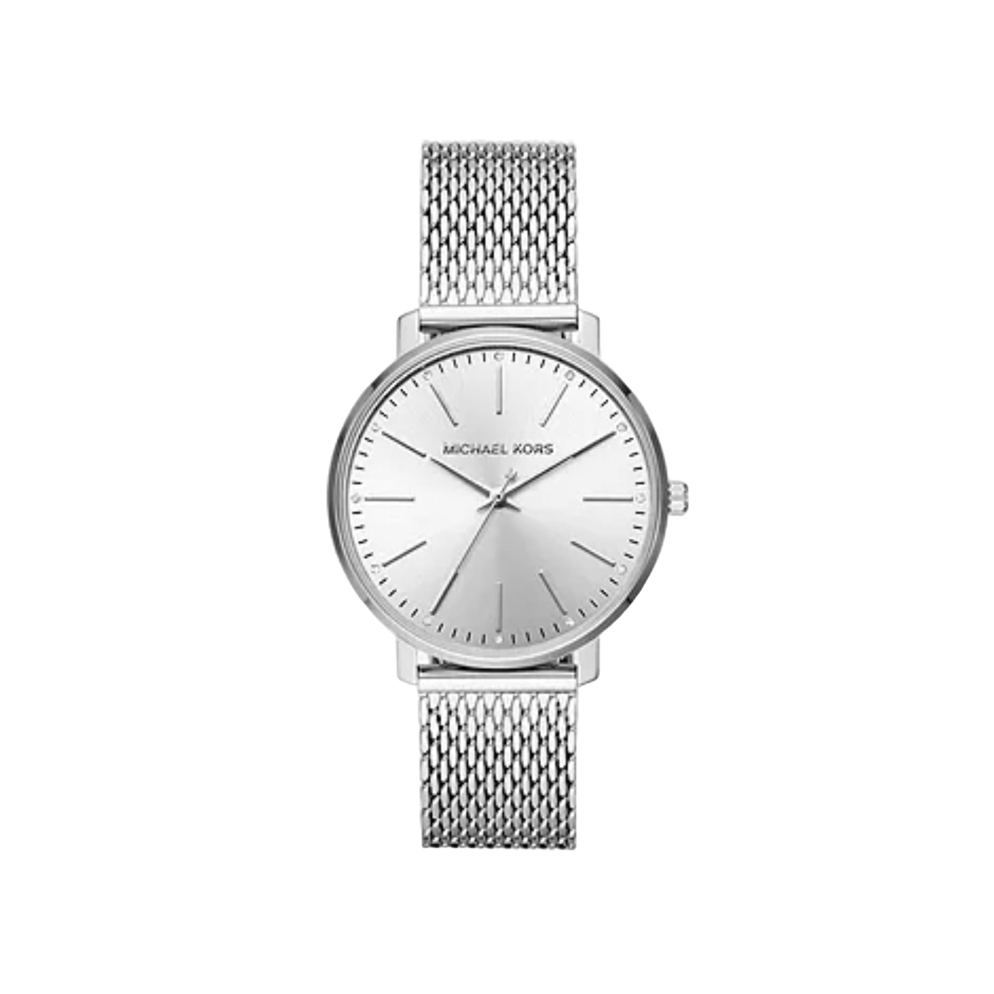 Michael Kors Pyper Stainless Steel Strap Silver Dial Women’s Watch MK4338