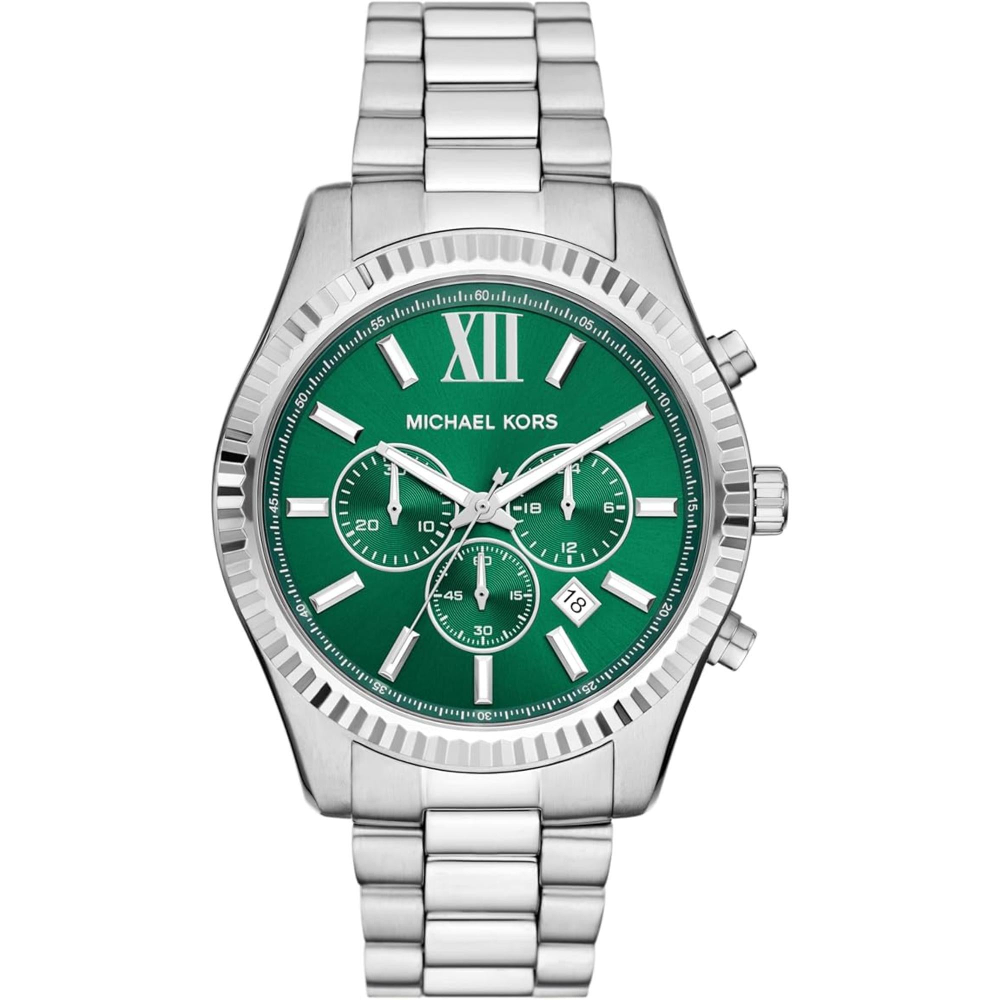 Michael Kors Lexington Chronograph Green Dial Men’s Watch MK9152