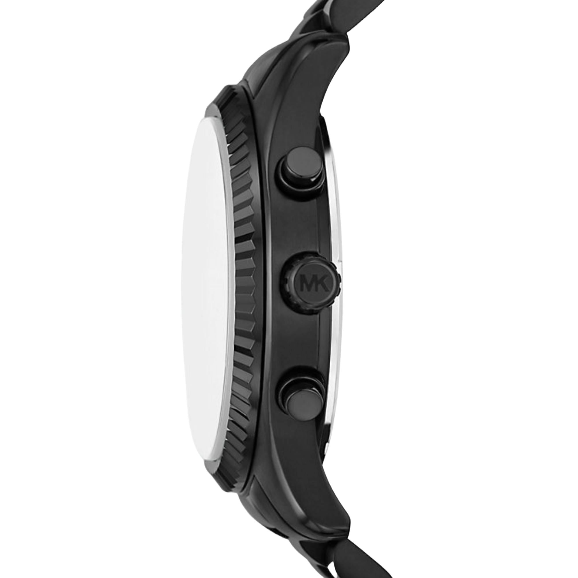 Michael Kors Lexington Chronograph Black Stainless Steel Strap Black Dial Men’s Watch MK9154