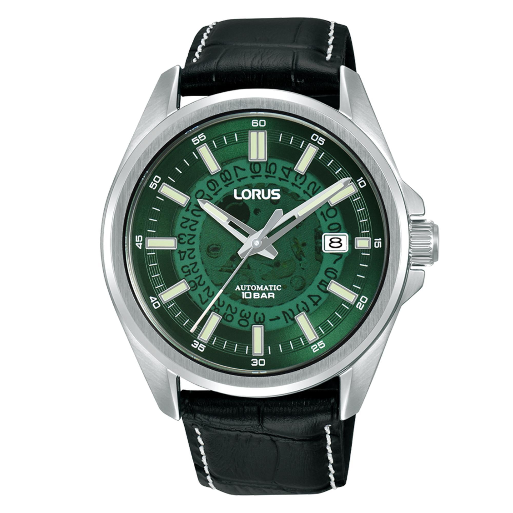 Lorus Automatic Green Stainless Steel Strap Men’s Watch RU409AX9