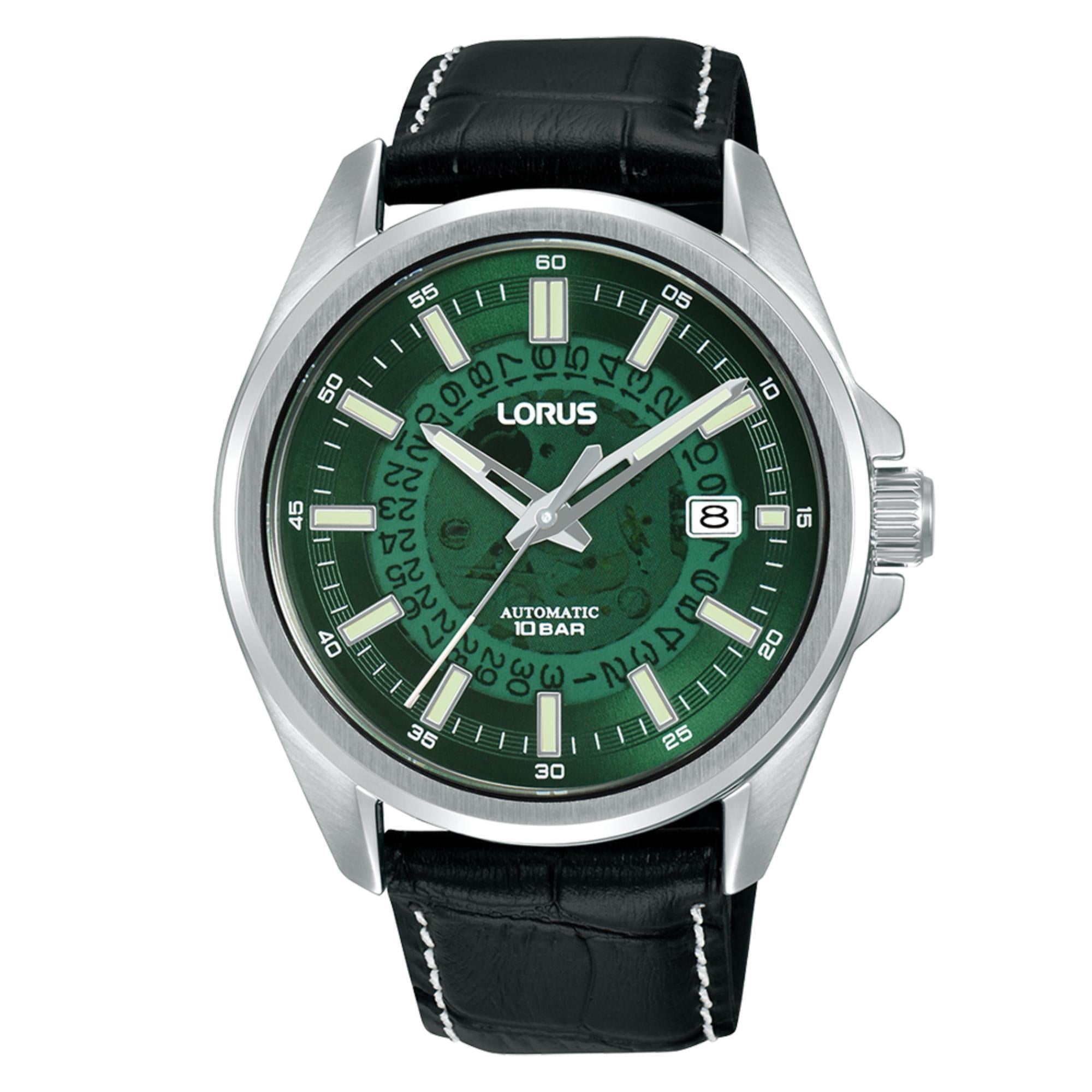 Lorus Automatic Green Stainless Steel Strap Men’s Watch RU409AX9