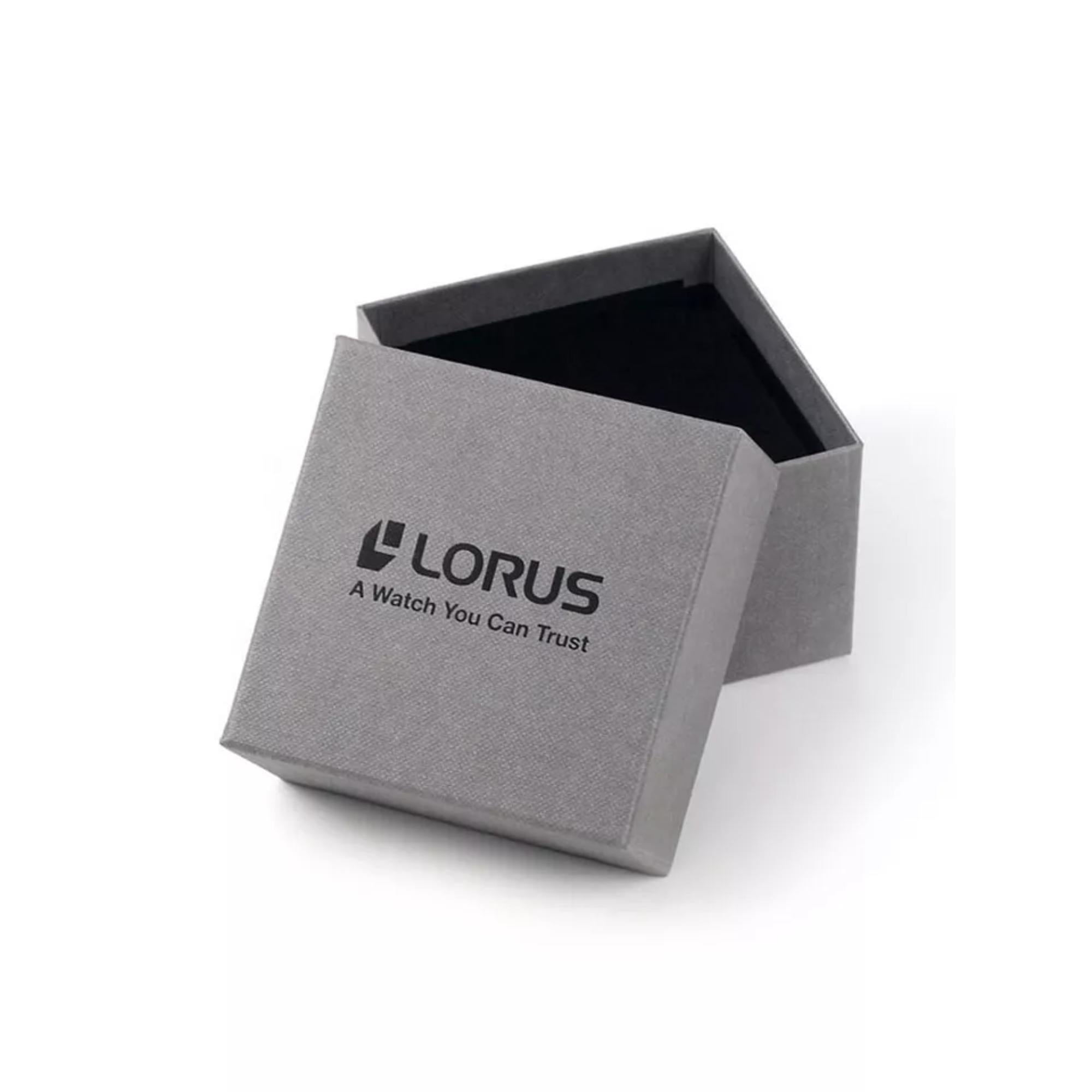 Lorus Digital Multifunction Silver-Tone Unisex Watch with Black Rubber Strap R2333NX9