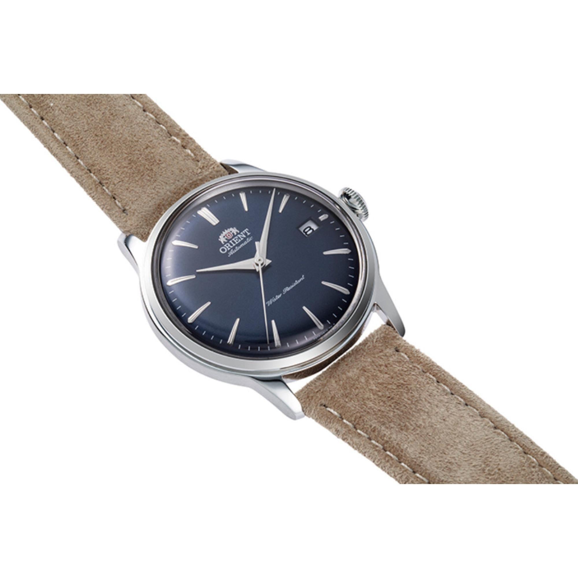 Orient Bambino Classic Vintage Style Automatic Blue Dial Unisex Dress Watch RA-AC0M12L30B