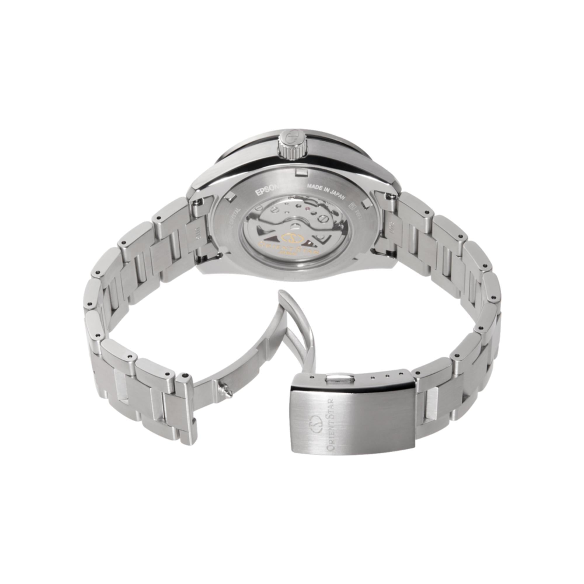 Orient Star Avant-Garde Skeleton Automatic Silver Dial Men’s Watch RE-AV0A02S00B