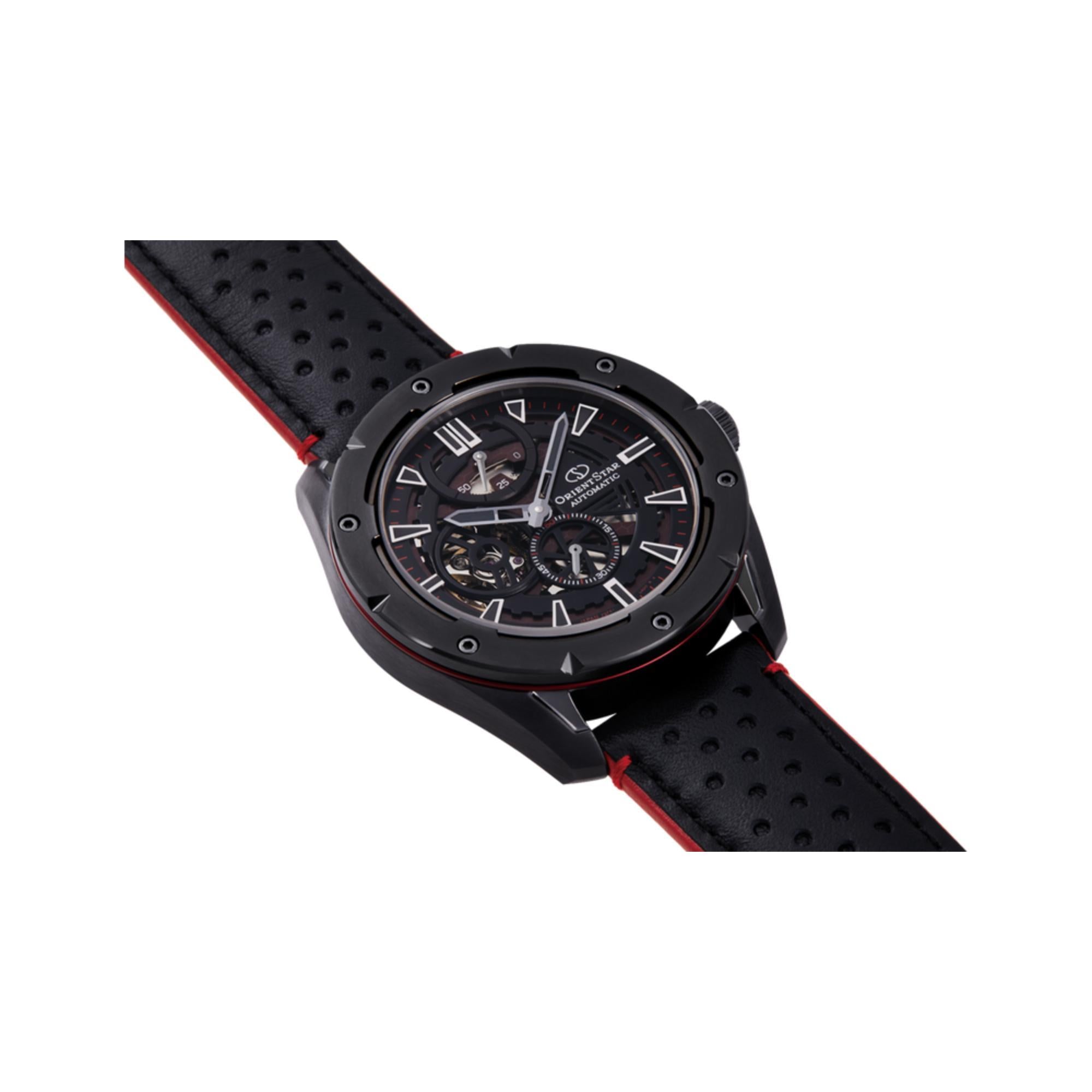 Orient Star Avant-Garde Skeleton Automatic Black Dial Men’s Watch RE-AV0A03B00B