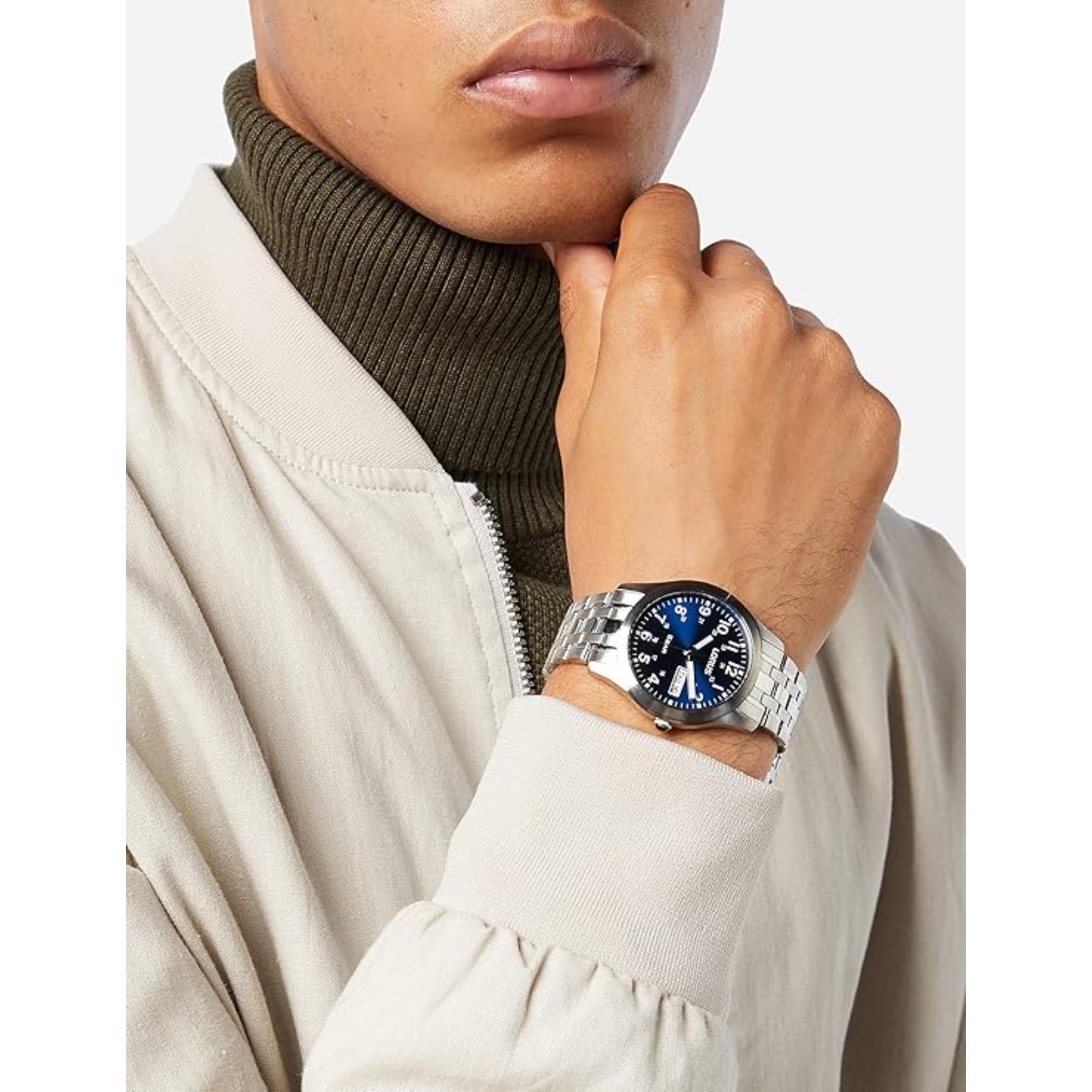 Lorus Analogue Quartz Dark Blue Sunray Dial Men's Watch RXN77DX9