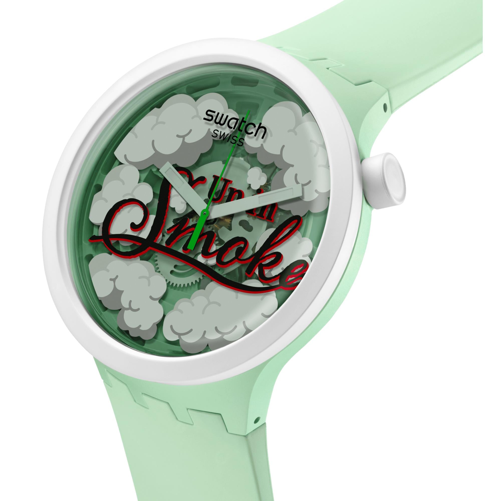 Swatch Big Bold Up in Smoke Cheech & Chong Unisex Watch SB03Z103