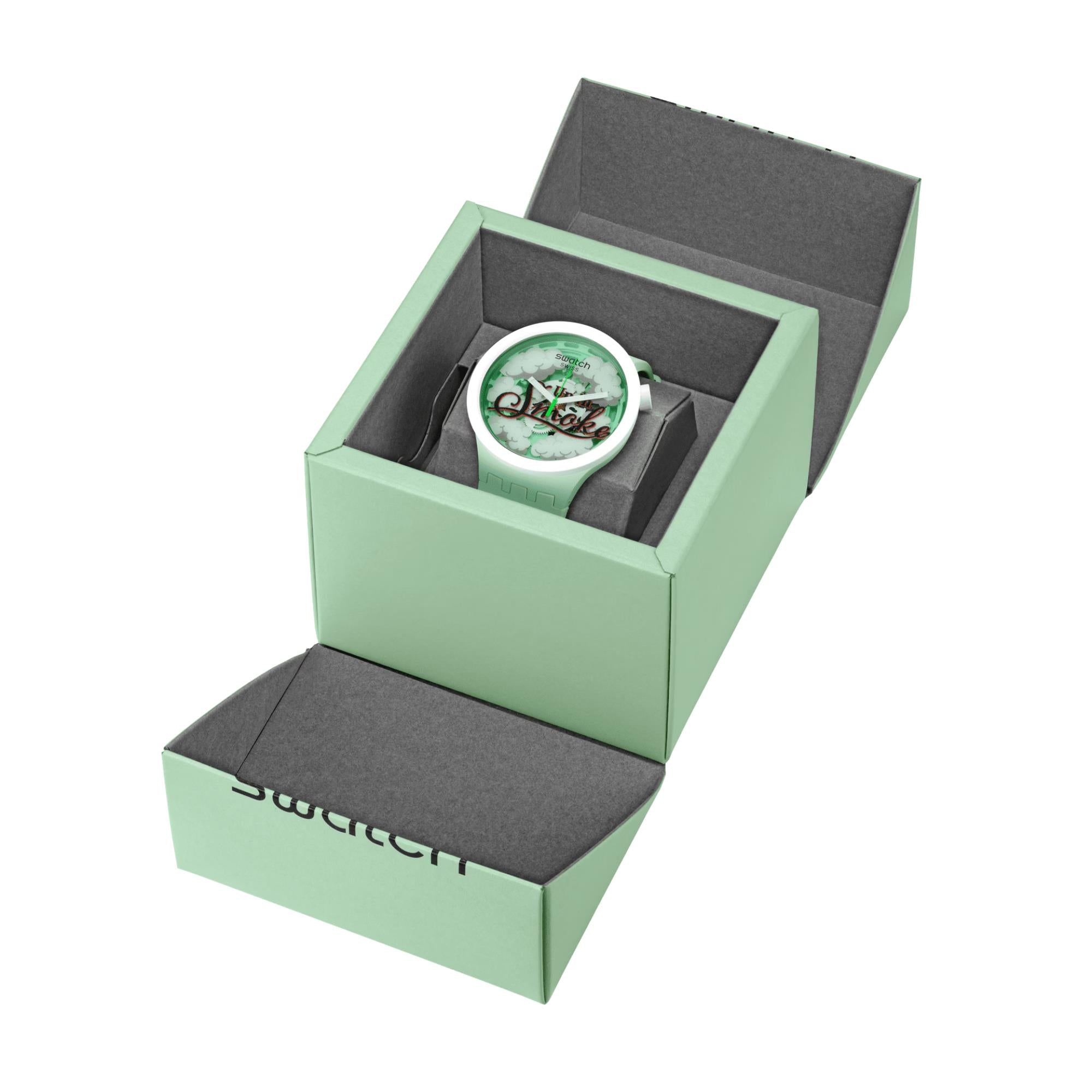 Swatch Big Bold Up in Smoke Cheech & Chong Unisex Watch SB03Z103