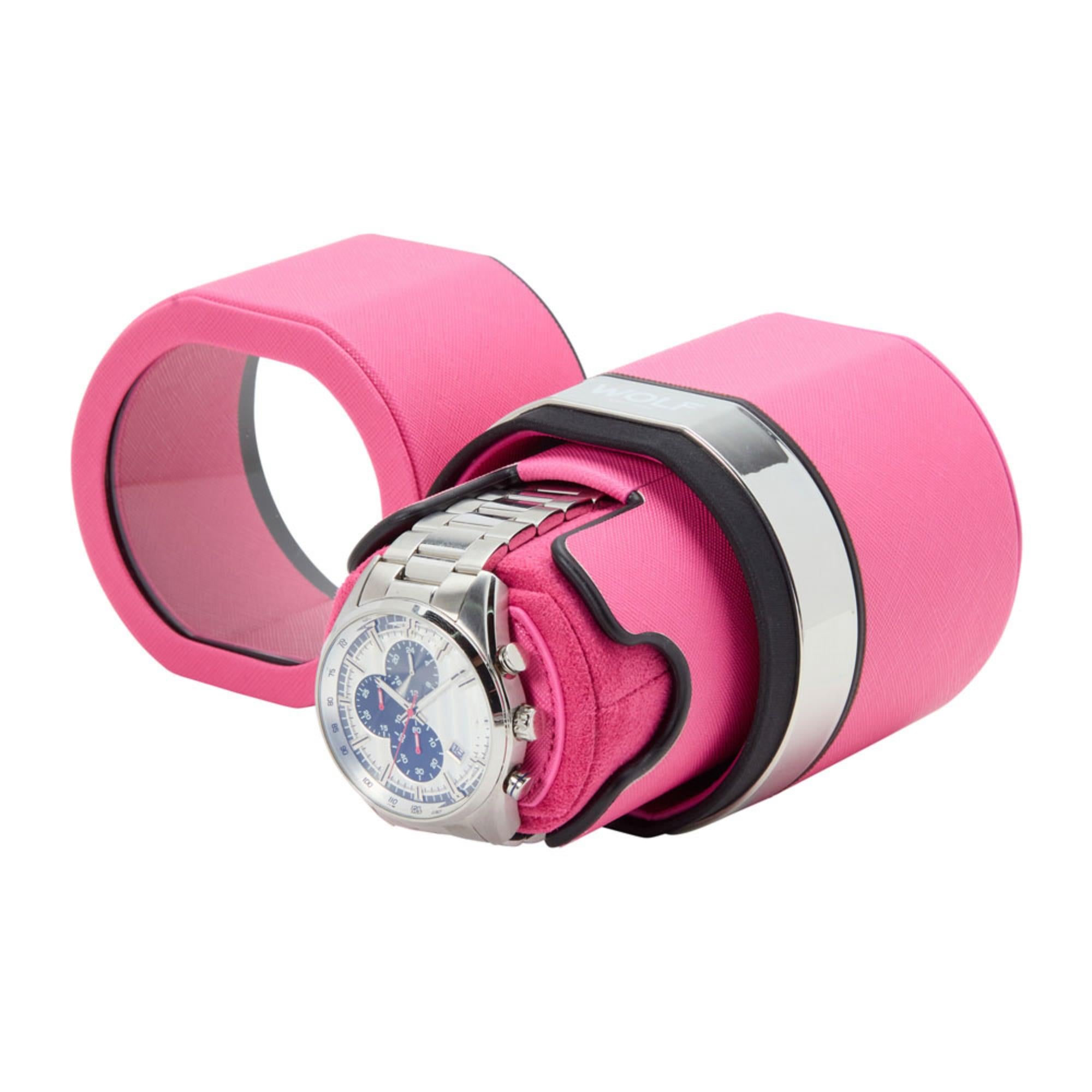 Wolf The Rocket Pink Travel Watch Winder 543290