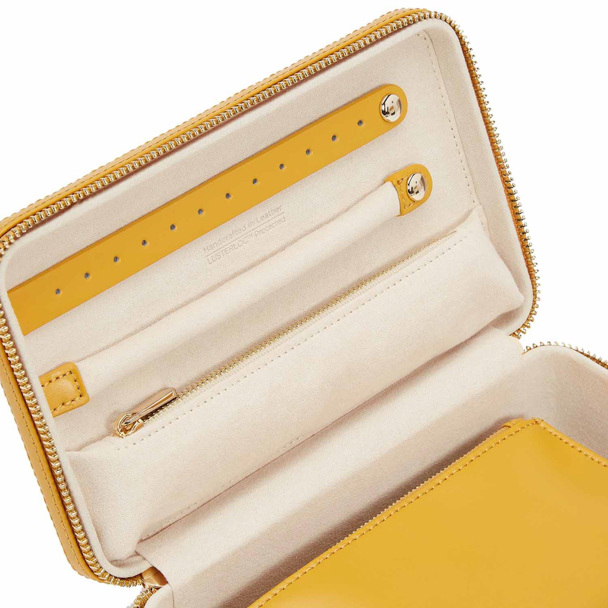 Wolf Maria Mustard Medium Zip Case 766393