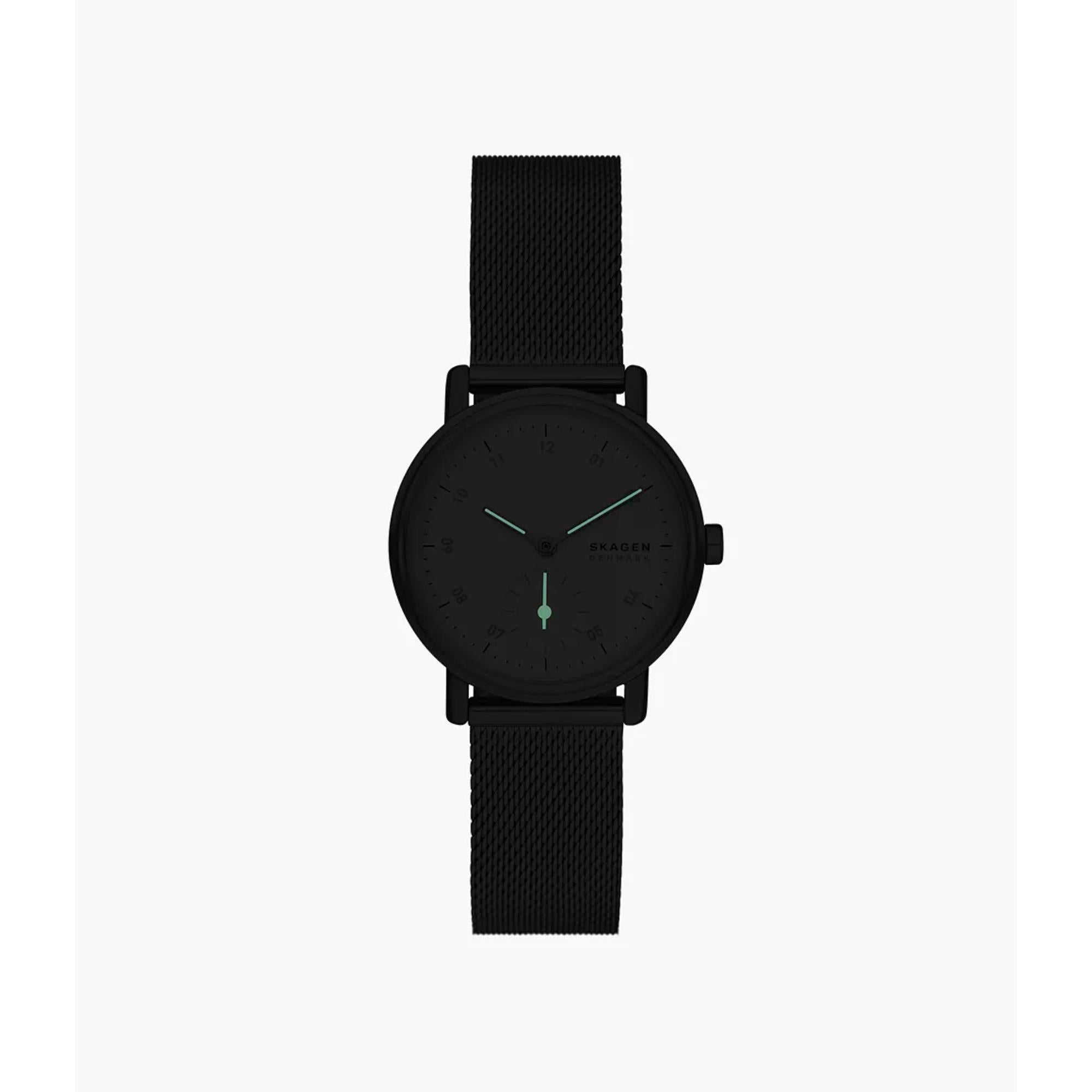 Skagen Kuppel Lille Sub-Second Stainless Steel Mesh White Dial Women’s Watch SKW3100