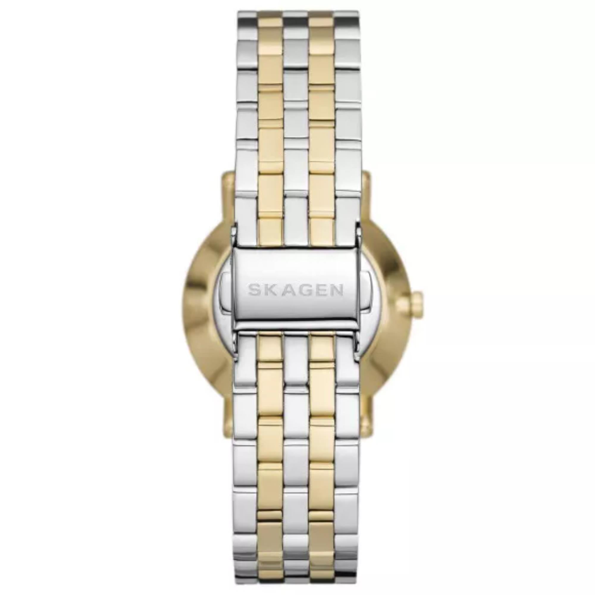 Skagen Kuppel Lille Sub-Second Two-Tone Stainless Steel Green Dial Women’s Watch SKW3122