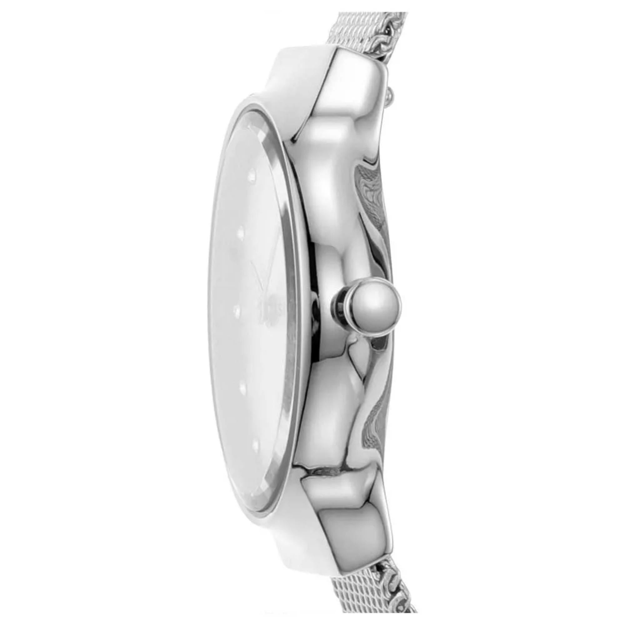 Skagen Freja Lille Steel Mesh White Silver Dial Women’s Watch SKW2715