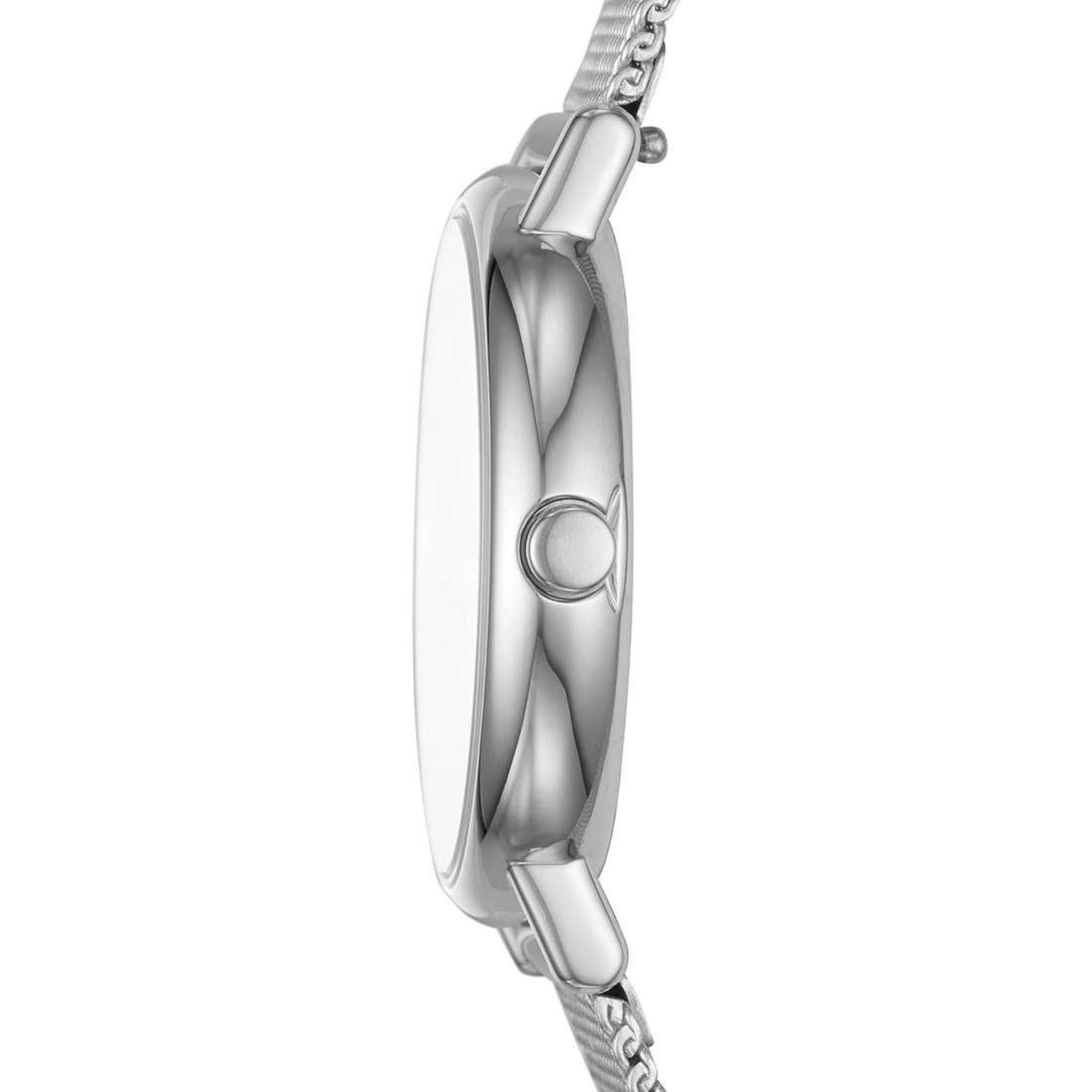 Skagen Signatur Lille Slim Steel Mesh White Dial Women’s Watch SKW2692