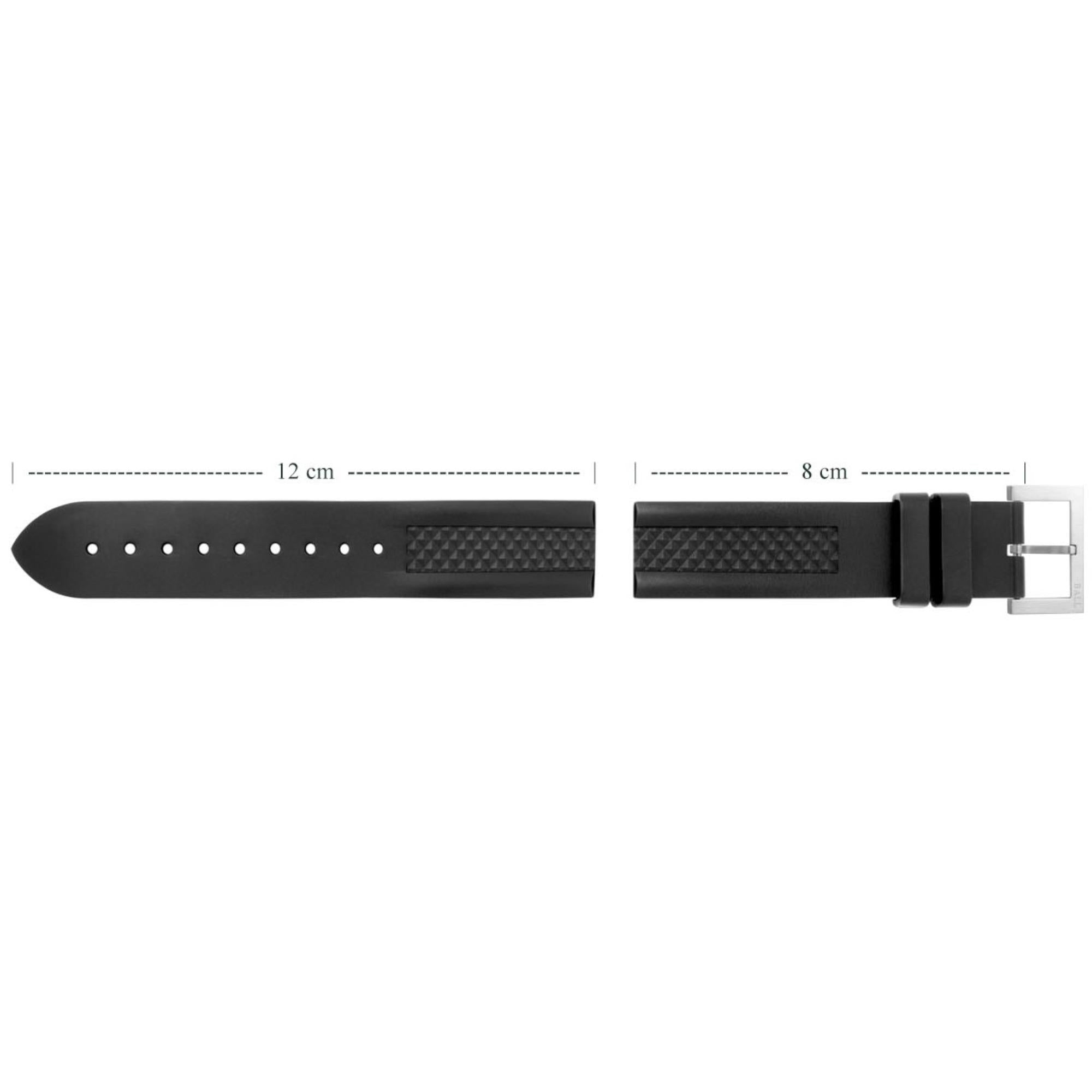 BALL Genuine Black Rubber Strap 20mm Men’s Watch Band BRMPBB20D1020
