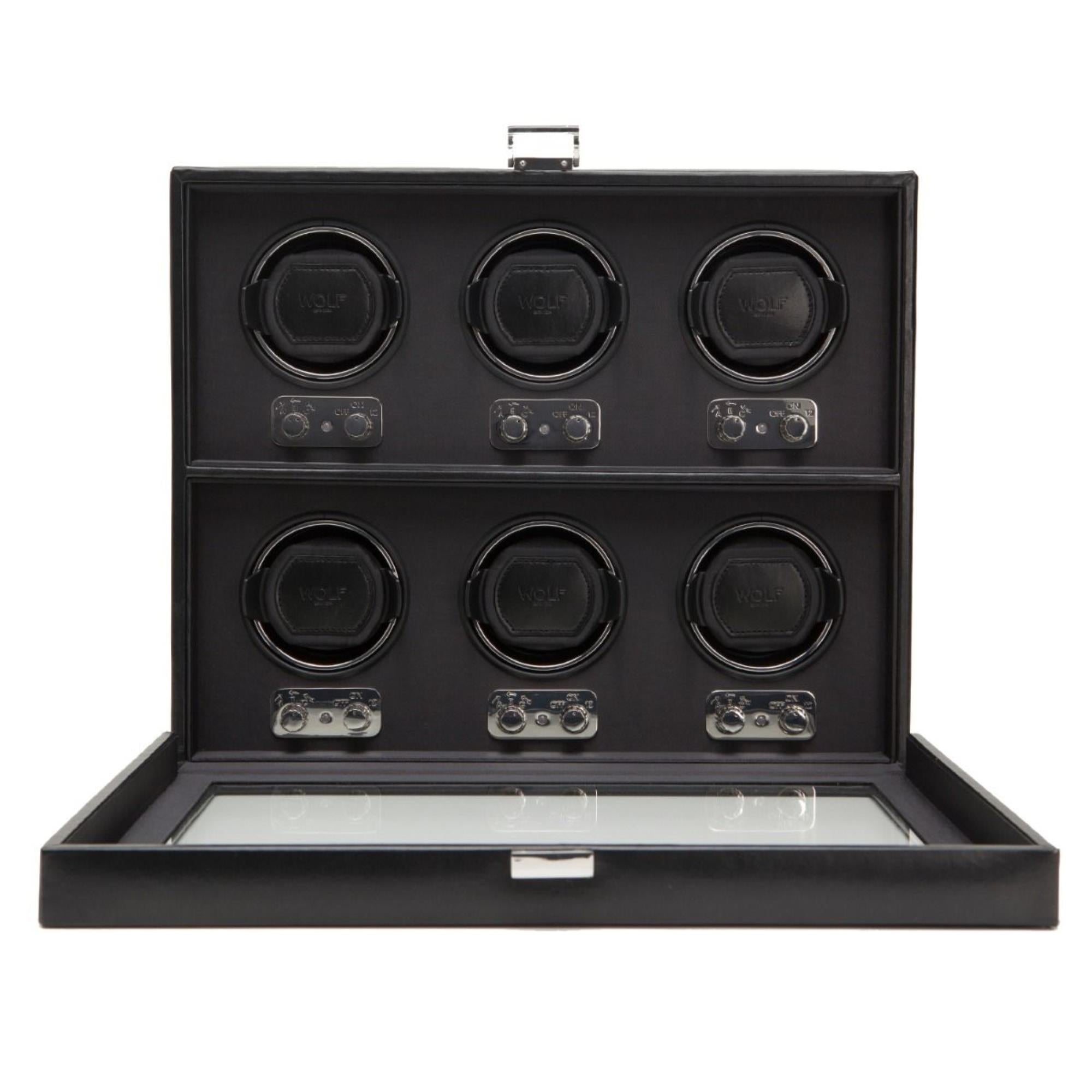 Wolf Heritage 6-Piece Watch Winder 270702