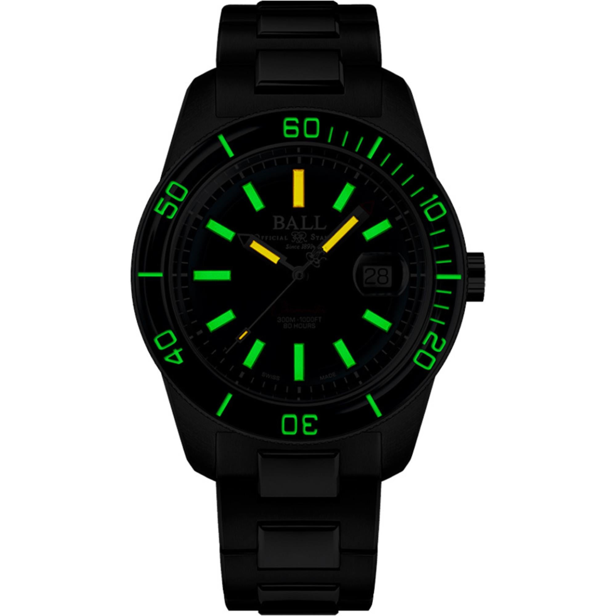 BALL Engineer M Skindiver III Beyond Limited Edition Blue Dial Stainless Steel Men’s Watch DD3100A-S2C-BE