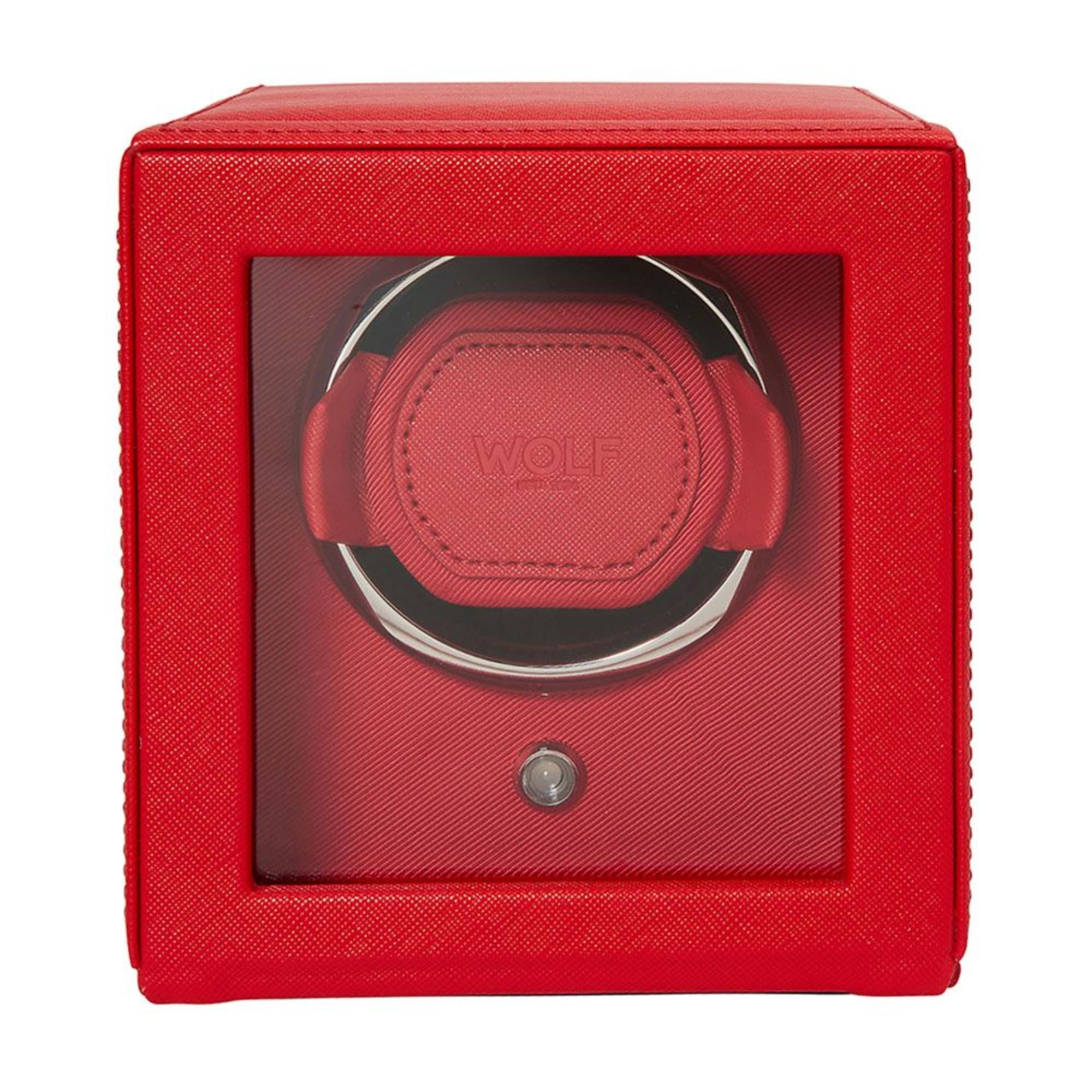 WOLF Cub Tutti Frutti Single Watch Winder Bold Red 461172