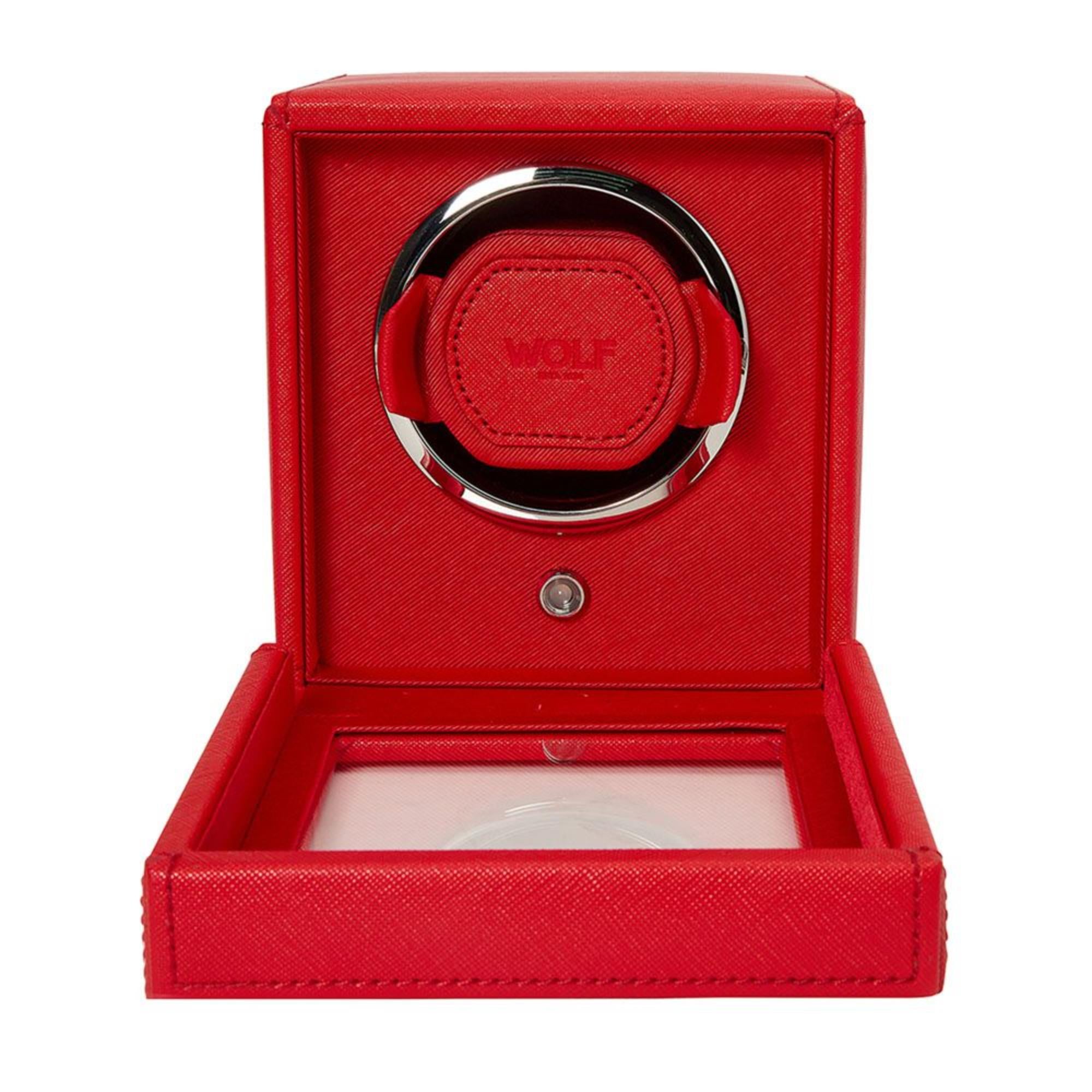 WOLF Cub Tutti Frutti Single Watch Winder Bold Red 461172