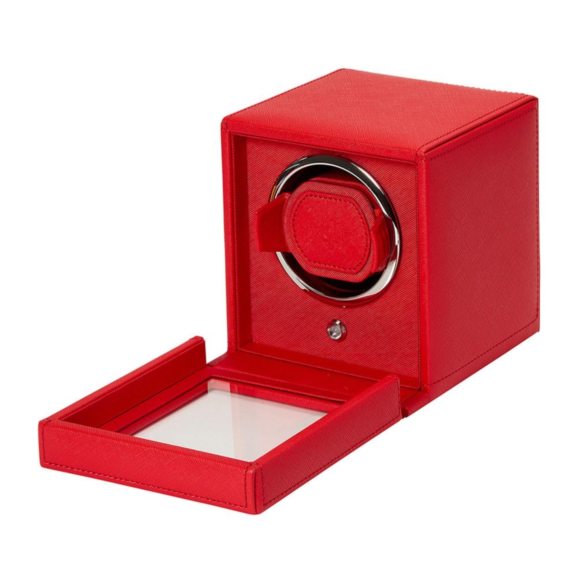 WOLF Cub Tutti Frutti Single Watch Winder Bold Red 461172
