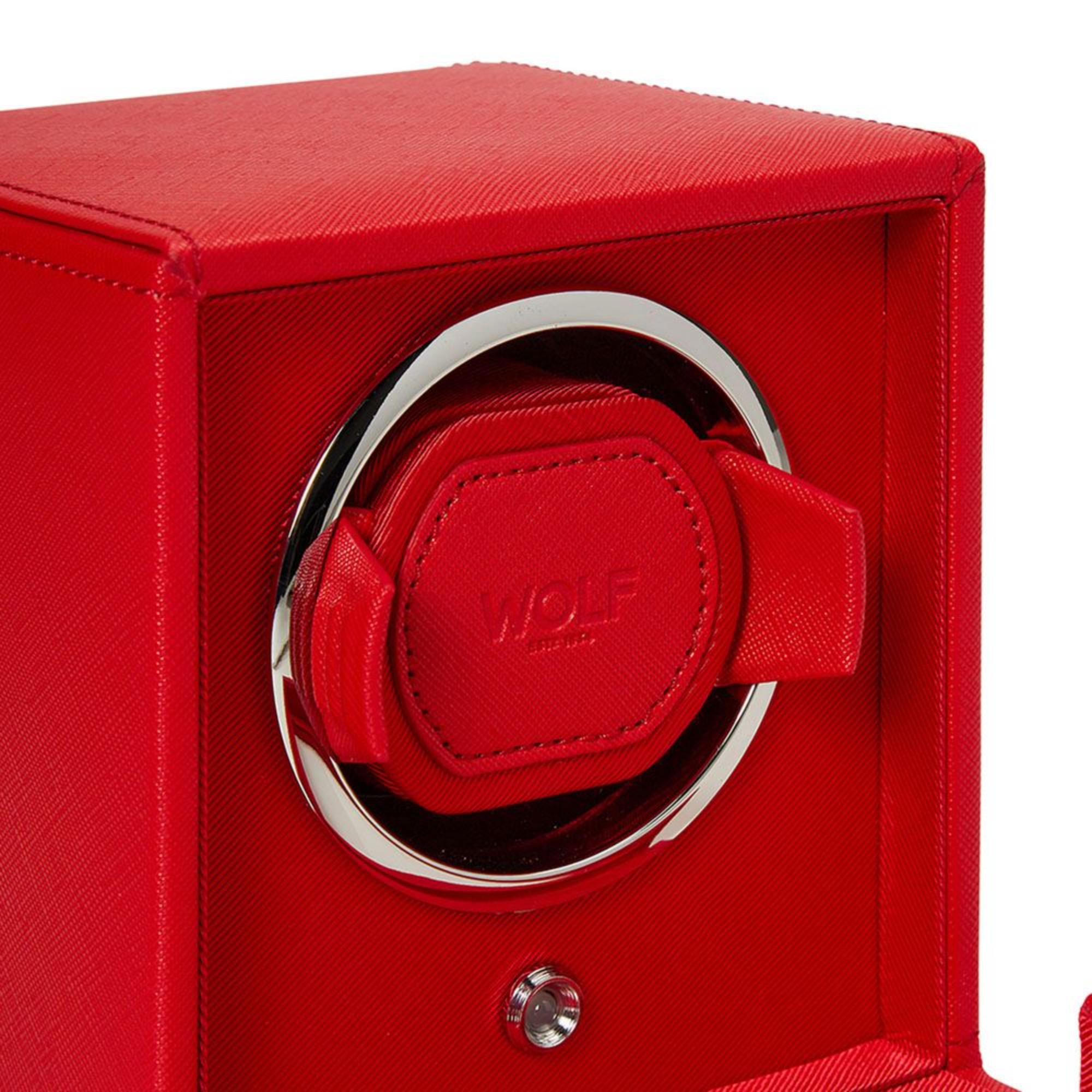 WOLF Cub Tutti Frutti Single Watch Winder Bold Red 461172