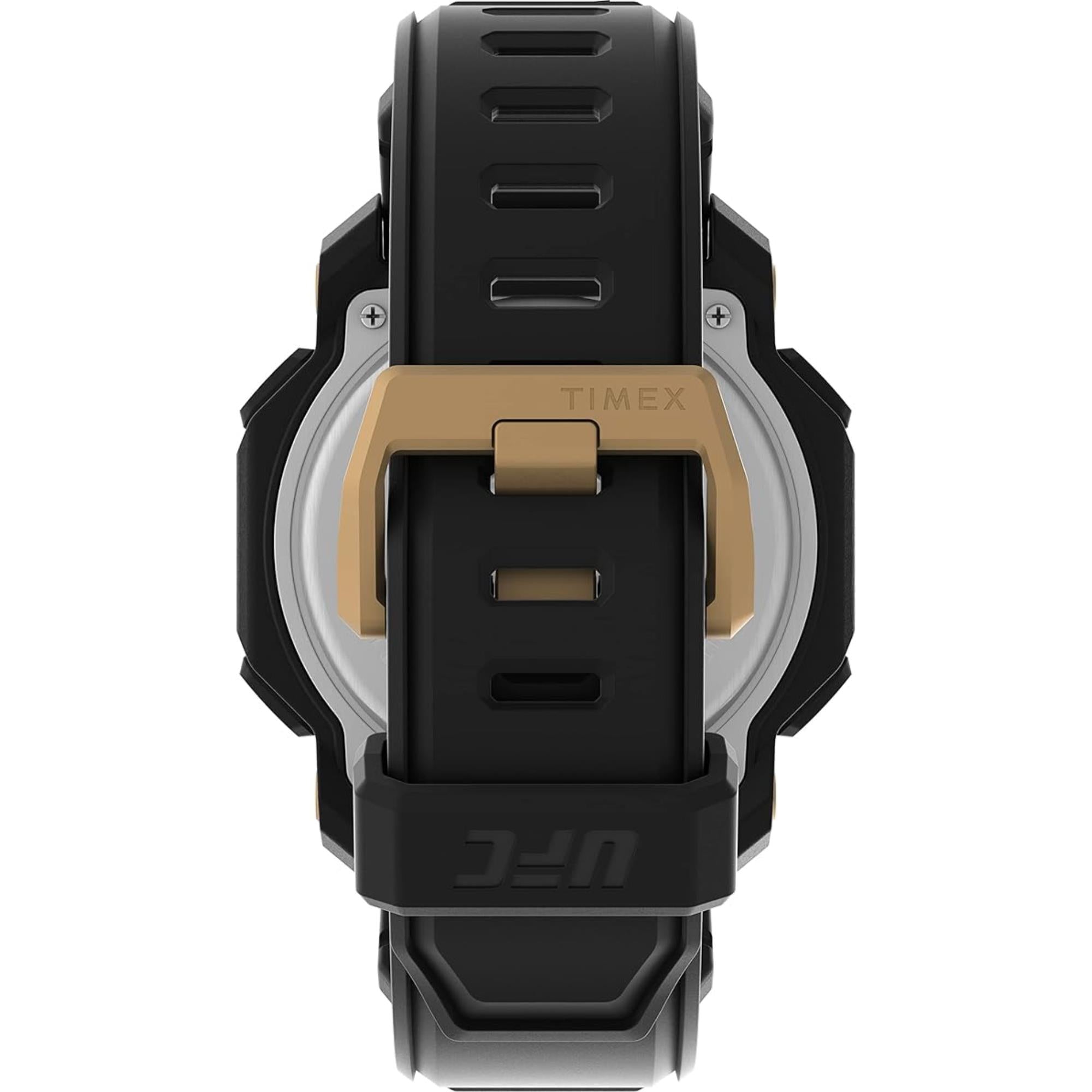 Timex UFC Strength Knockout Men's Digital Black Silicone Strap Watch TW2V89000