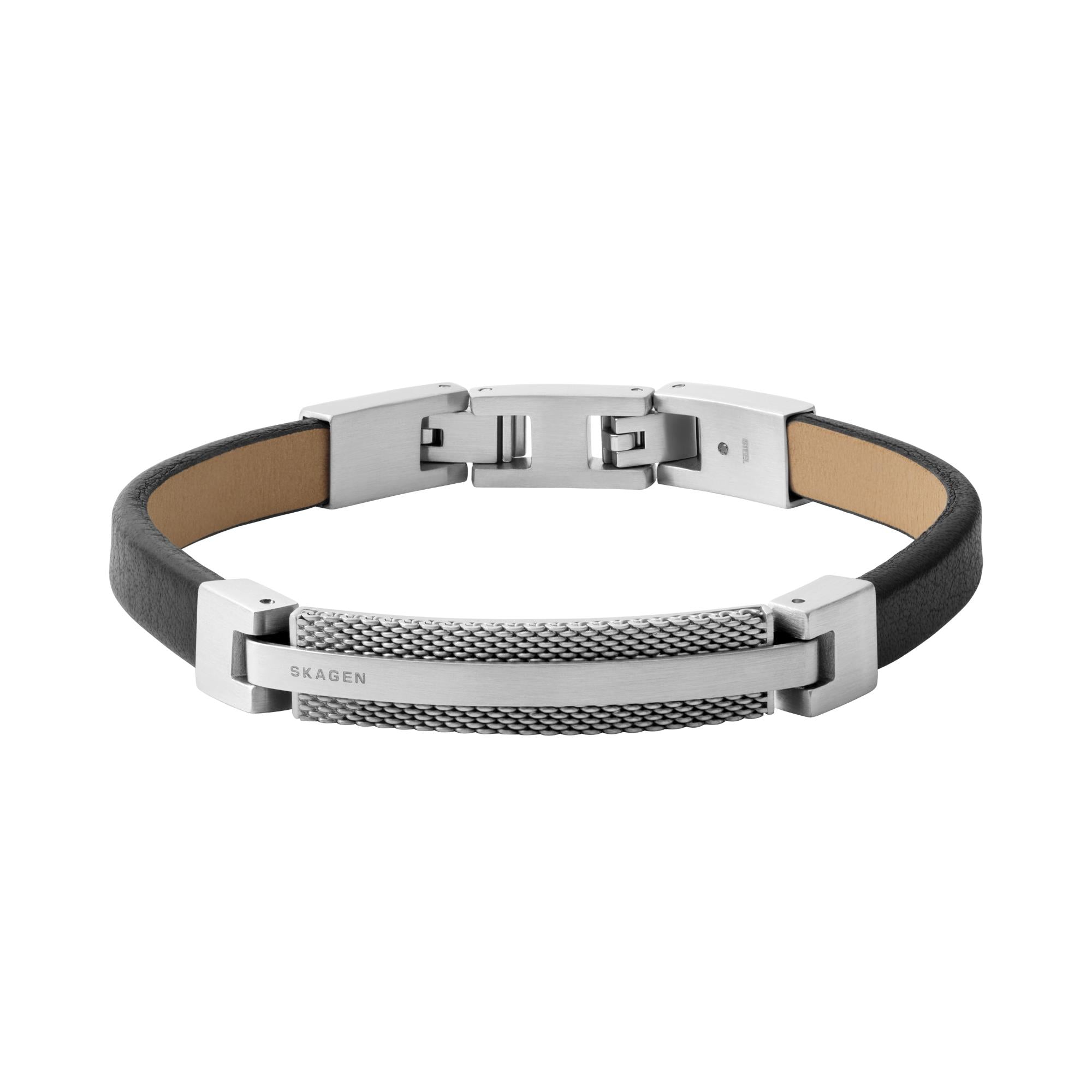 Skagen Torben LiteHide™ Leather Strap Men's Bracelet SKJM0208040