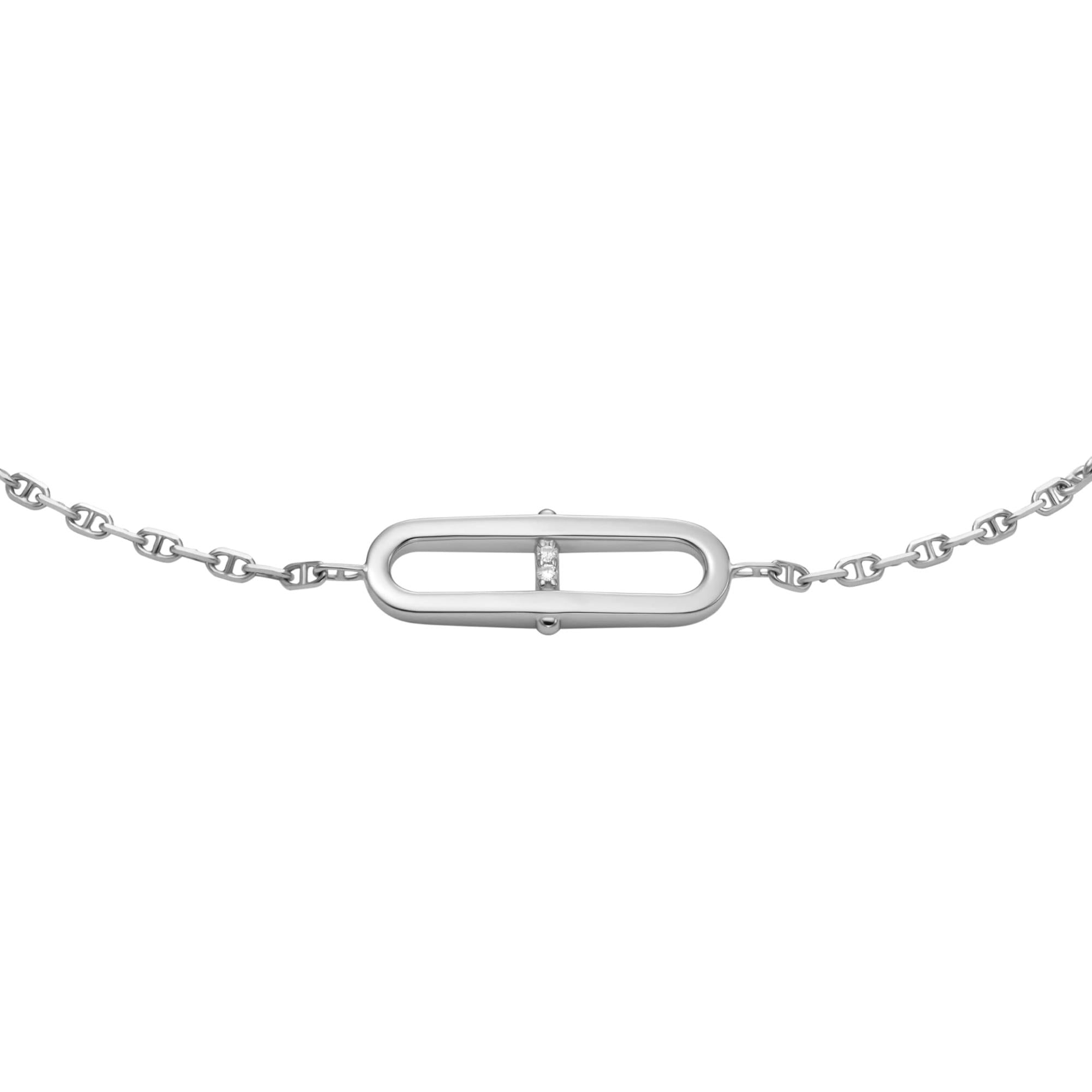 Fossil Sterling Heritage Sterling Silver Station Women's Bracelet JFS00637040