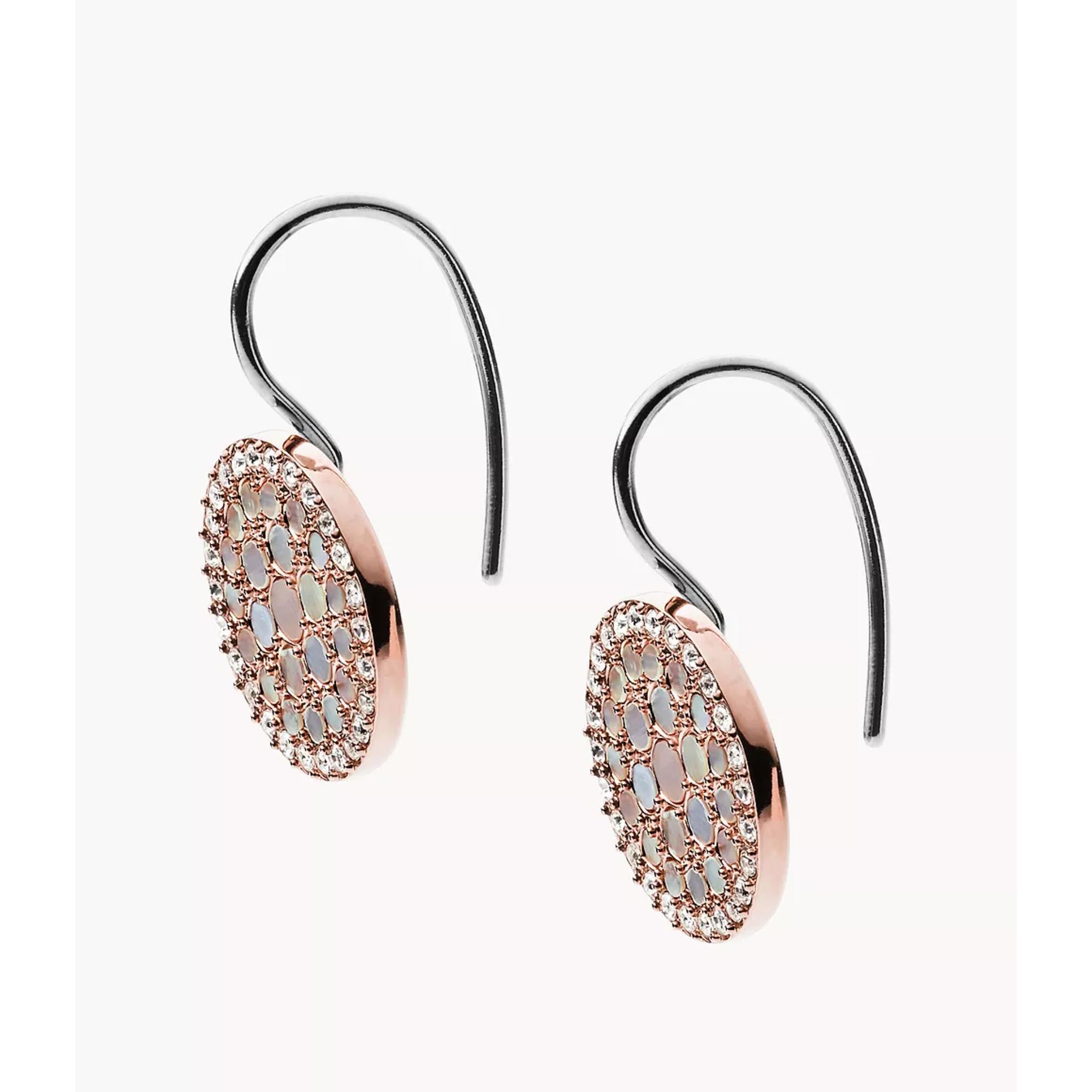 Fossil Disc Drop Women's Earrings JF01737791