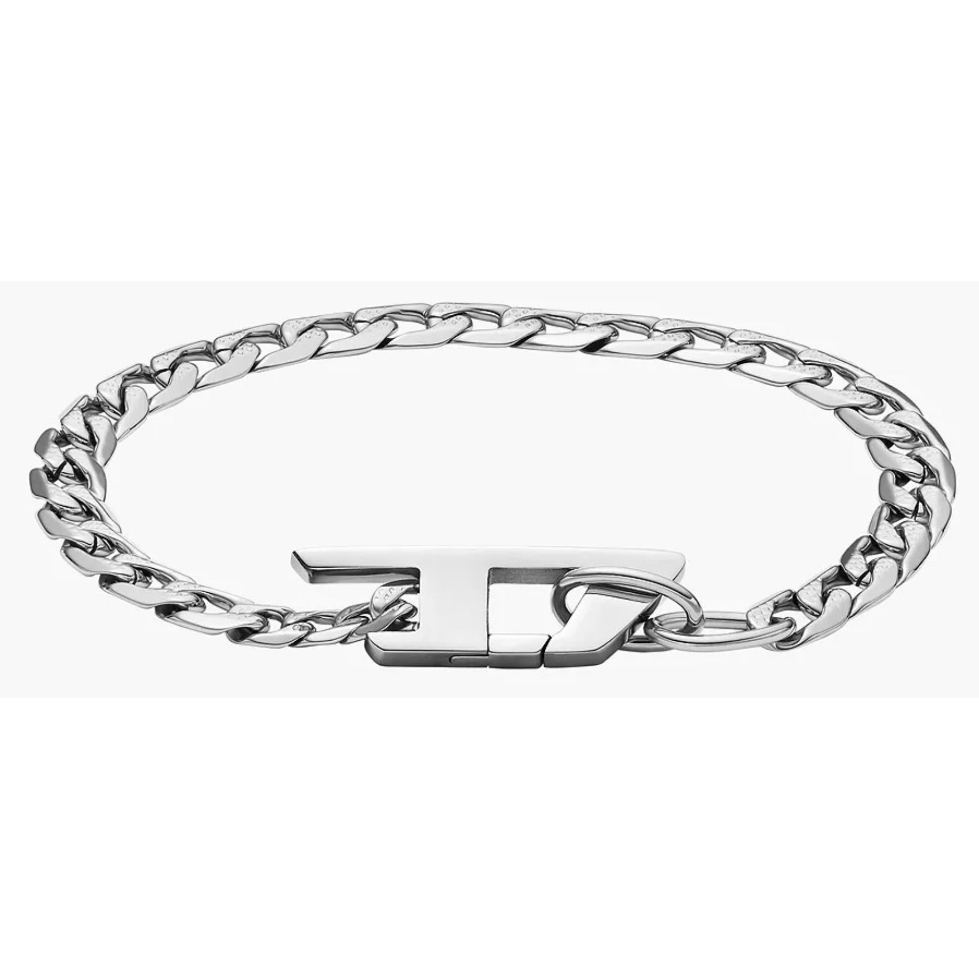 Diesel Stainless Steel Chain Unisex Bracelet DX1496040