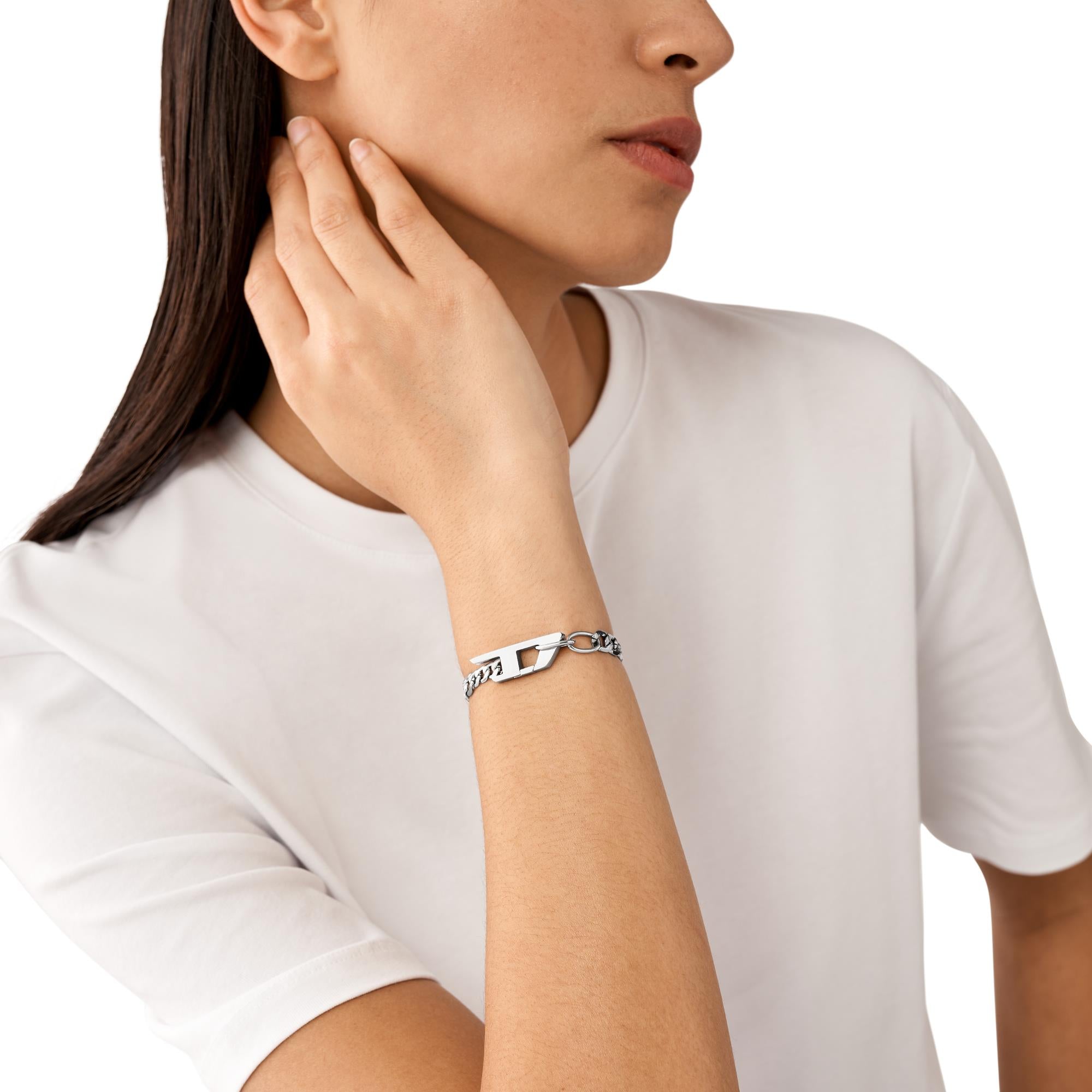 Diesel Stainless Steel Chain Unisex Bracelet DX1496040