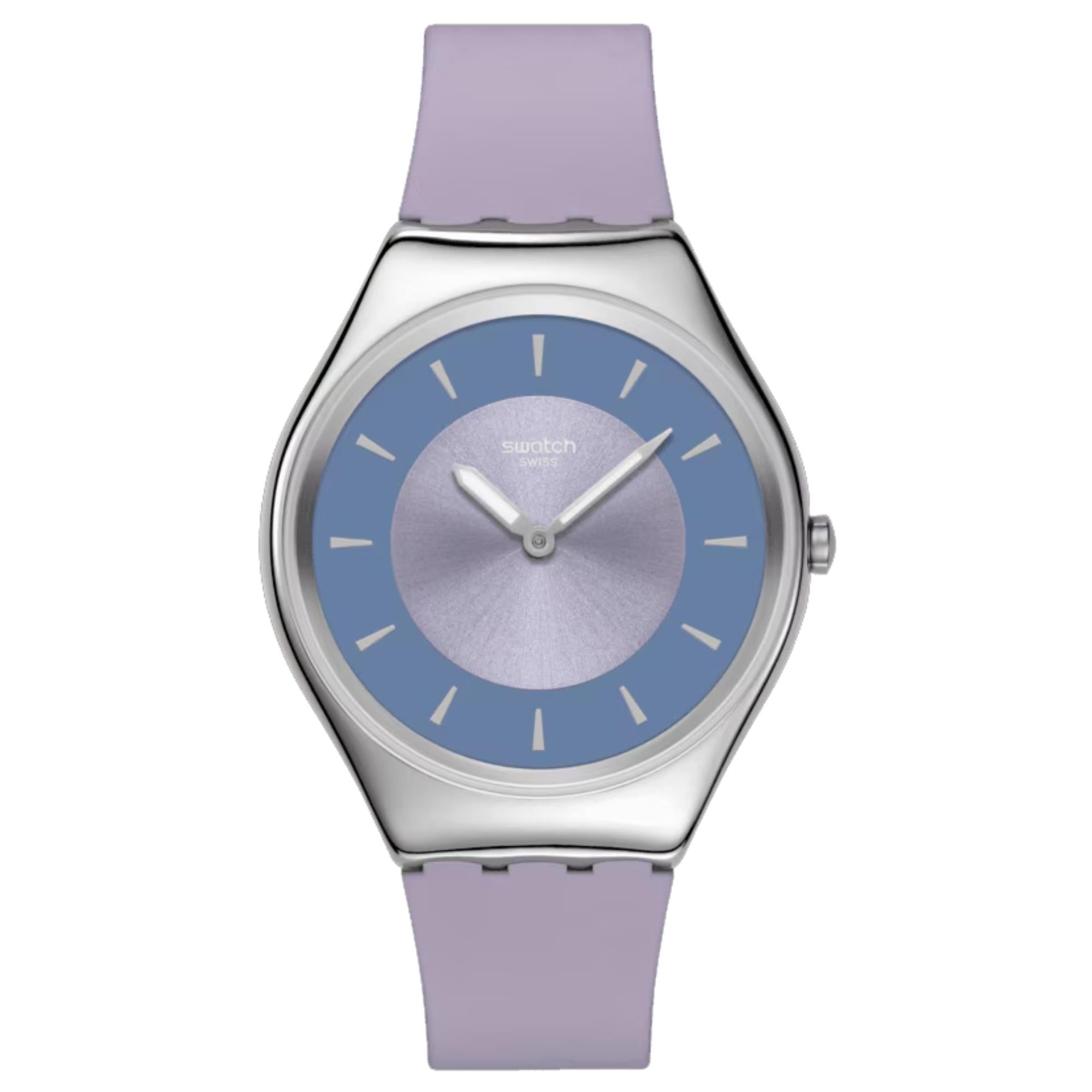 Swatch Lyrically Lavender Unisex Lilac Dial Watch SYXS157