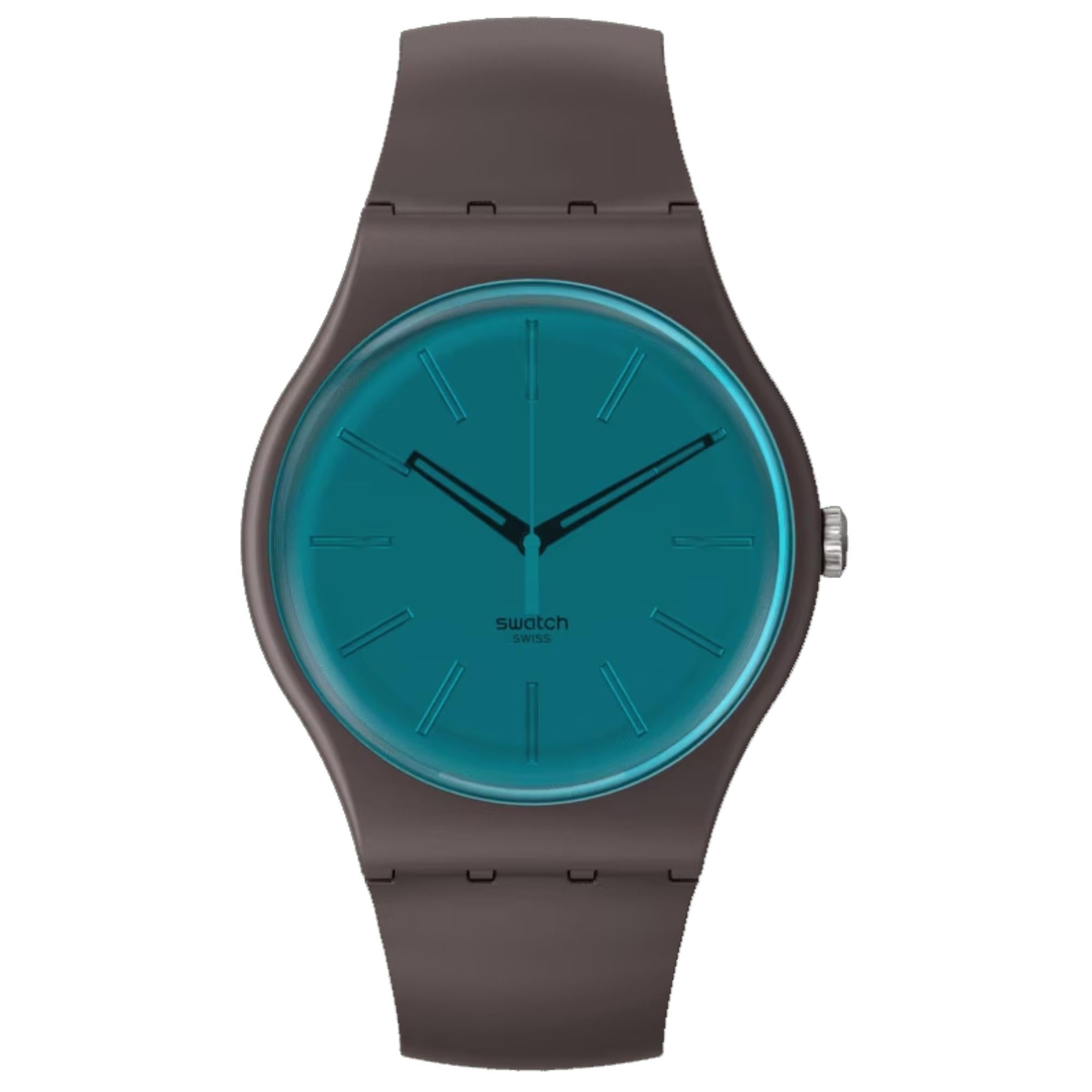 Swatch Dark Duality Blue Dial Unisex Watch SO29C100
