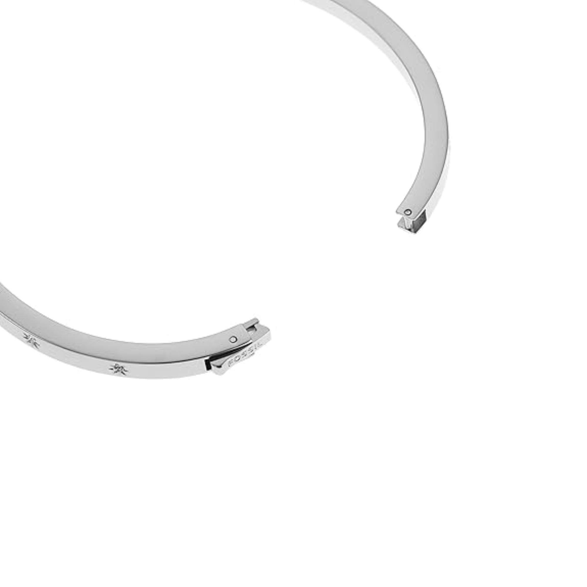 Fossil Sadie Shine Bright Stainless Steel Bangle Women's Bracelet JF04420040