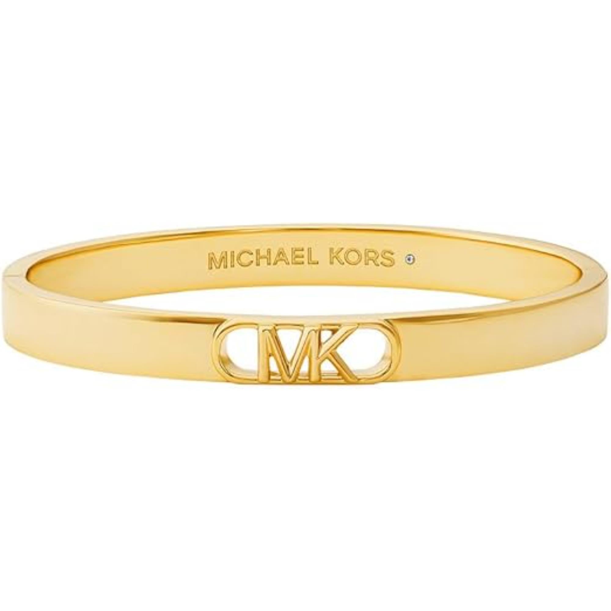 Michael Kors 14K Gold-Plated Empire Link Bangle Women's Bracelet MKJ828700710