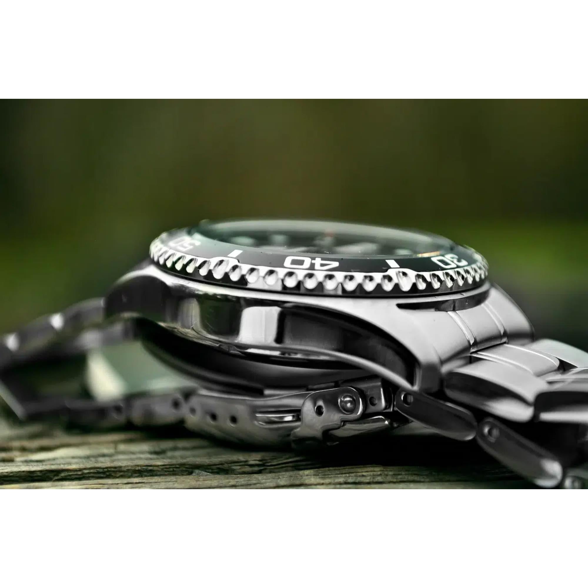 Orient Mako Ray II Automatic Black Dial Steel Strap Men's Dive Watch TAA02004B9