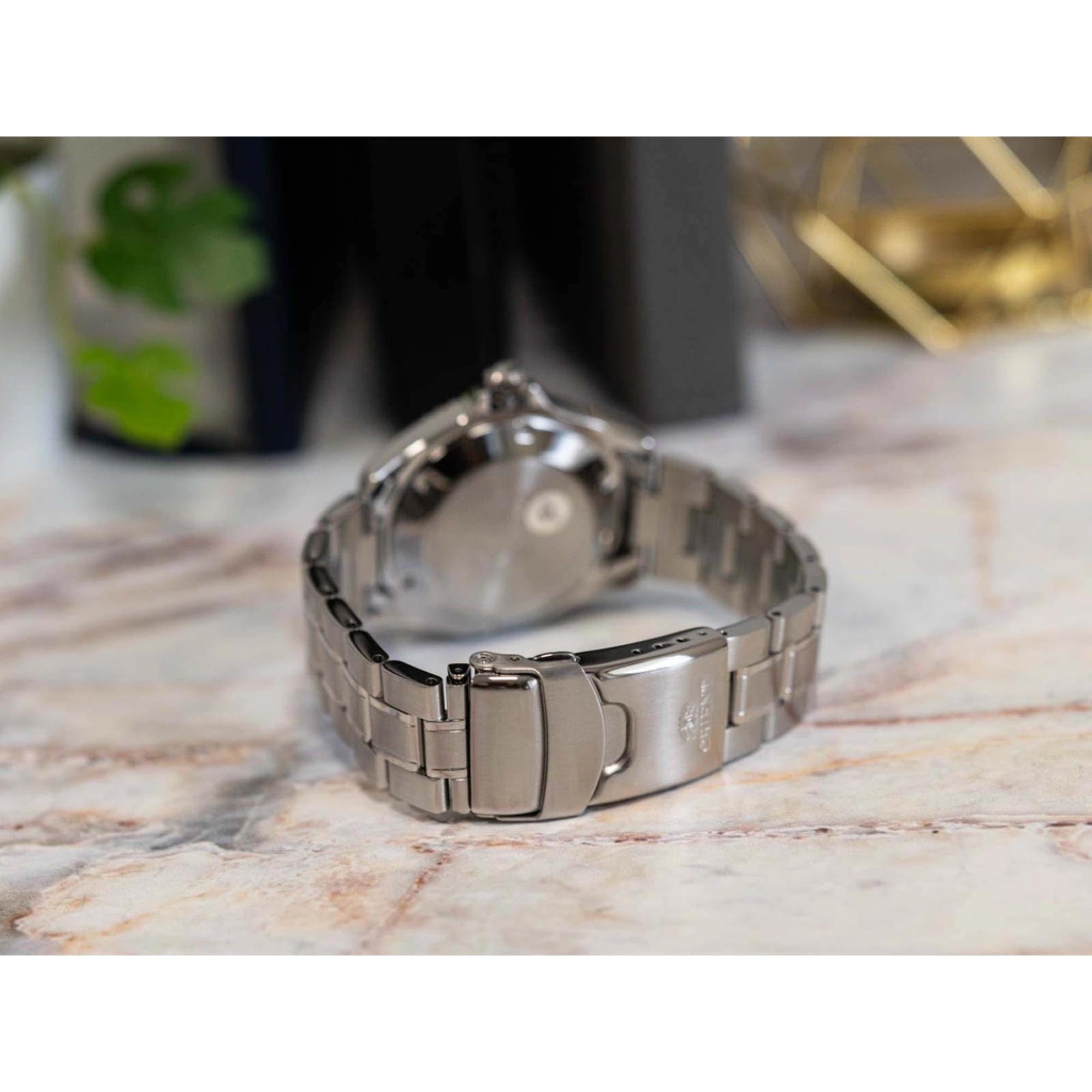 Orient Mako Ray II Automatic Black Dial Steel Strap Men's Dive Watch TAA02004B9