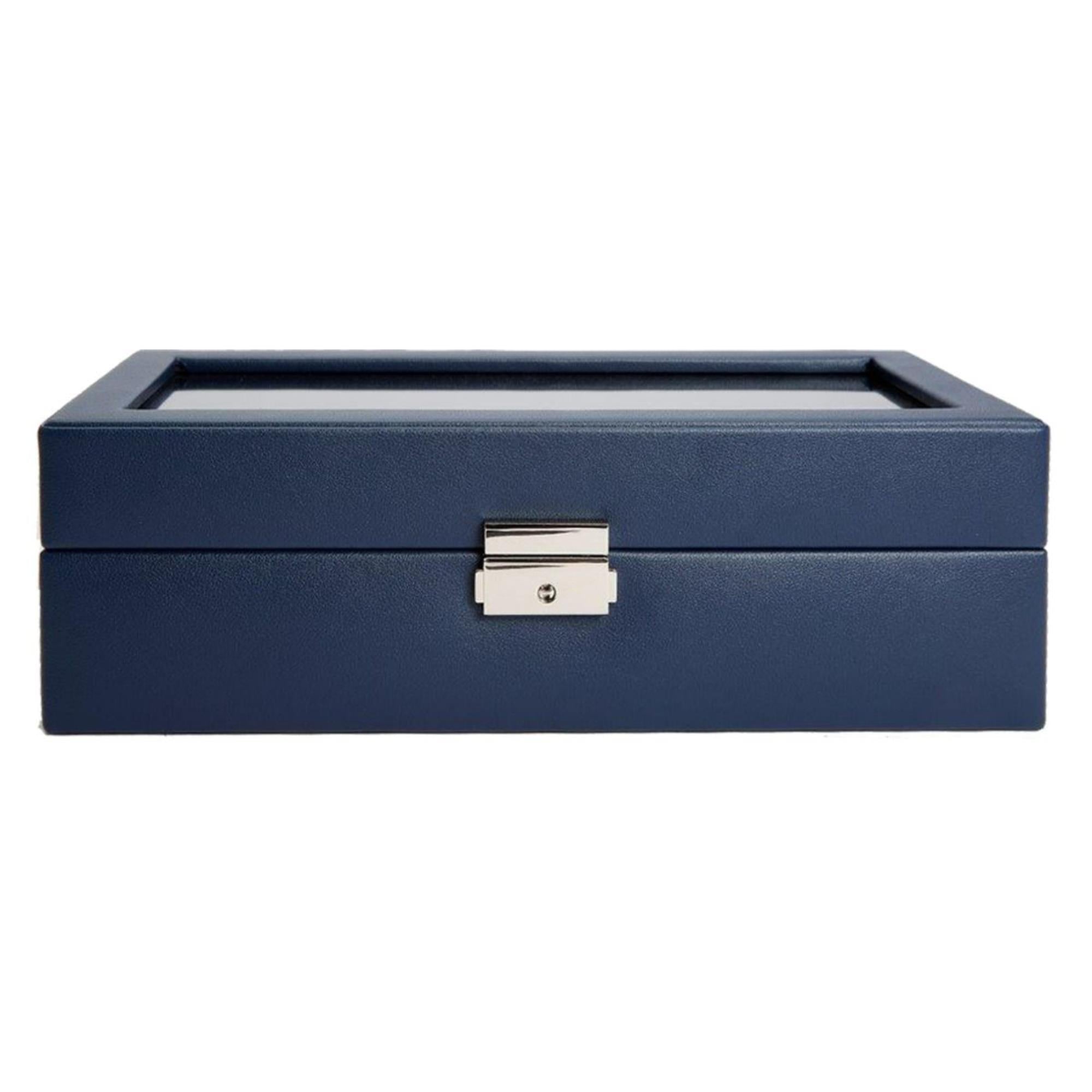WOLF Heritage 5-Piece Watch Box Navy 995117