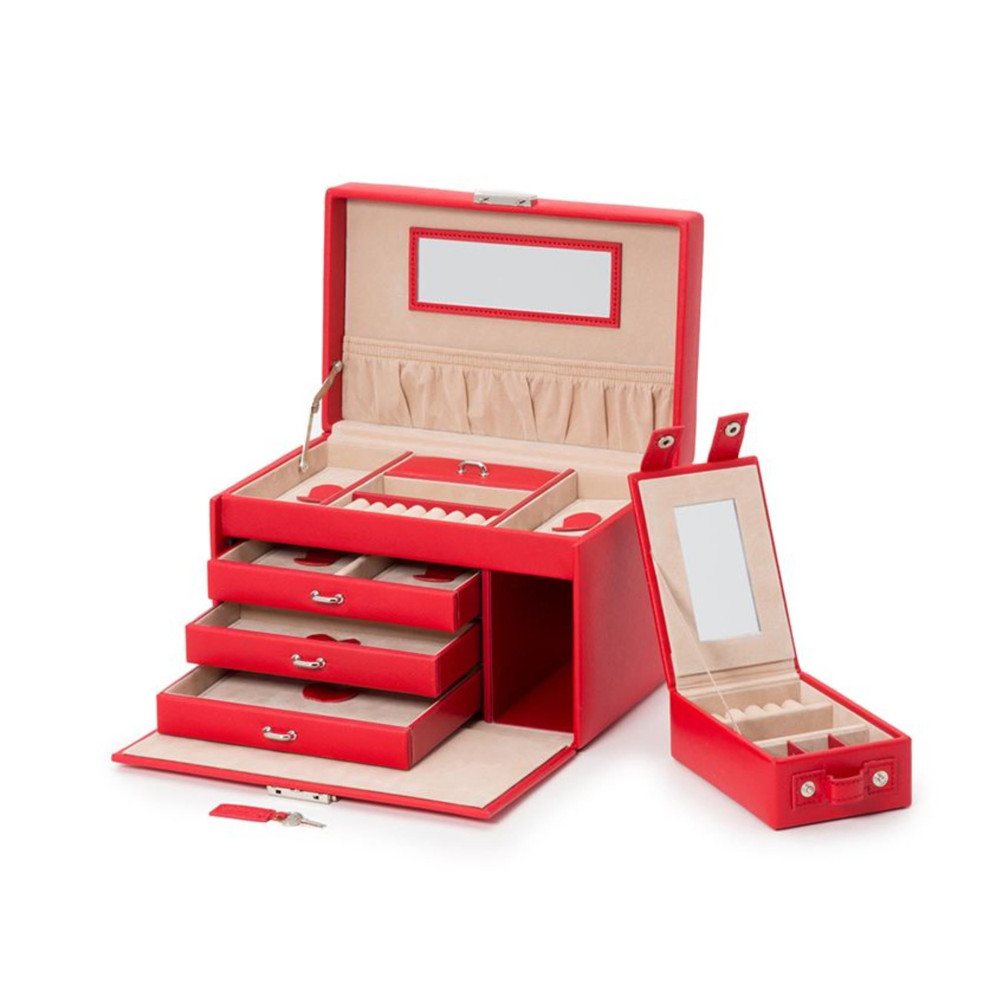 WOLF Heritage Small Jewelry Box Leather 280014